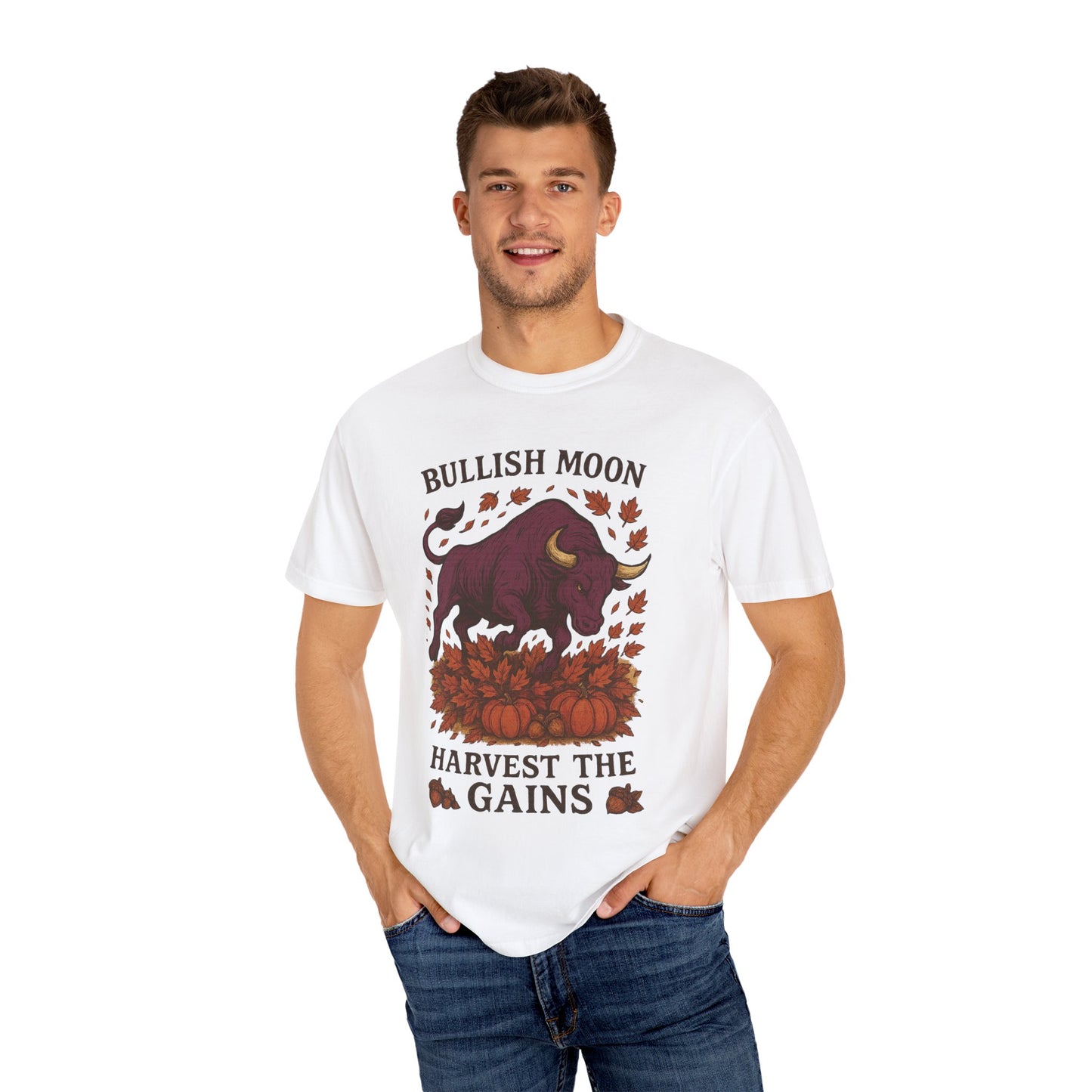 Bullish Moon Harvest the Gains Unisex T-shirt