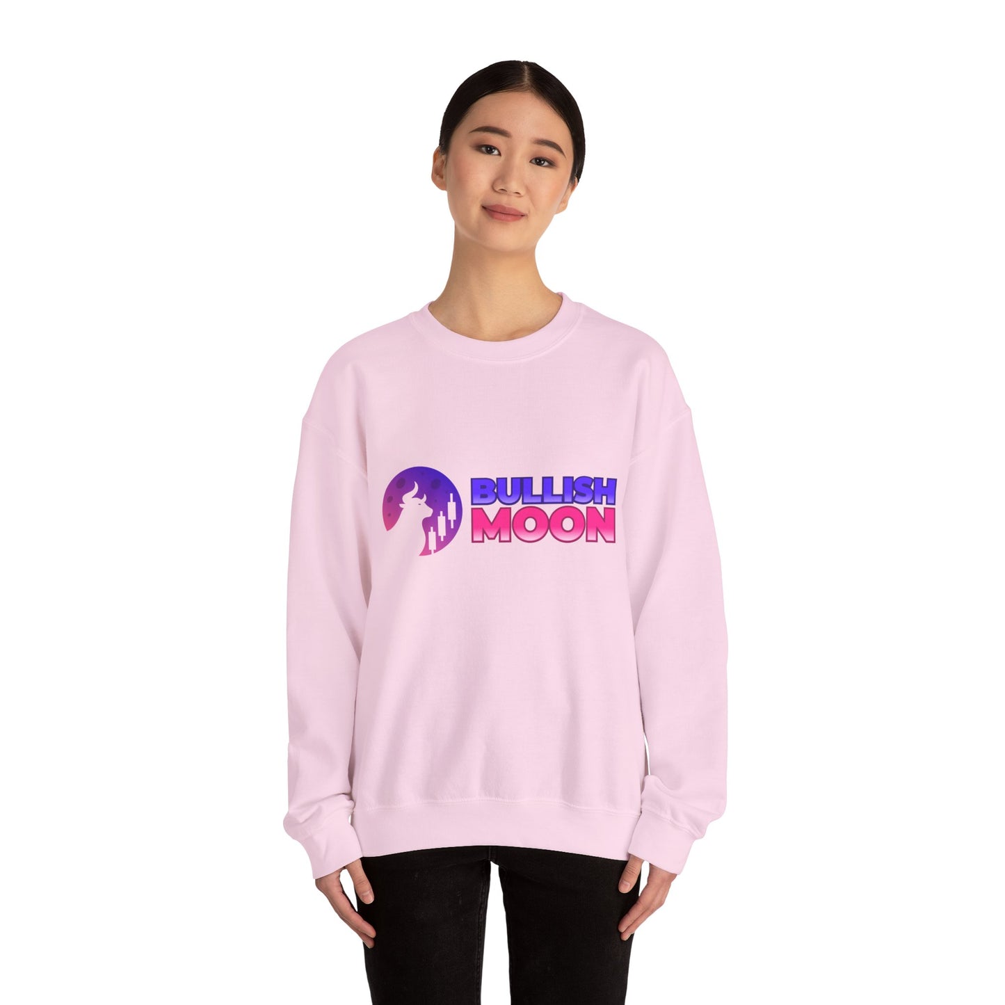 Bullish Moon Unisex Heavy Blend⢠Crewneck Sweatshirt