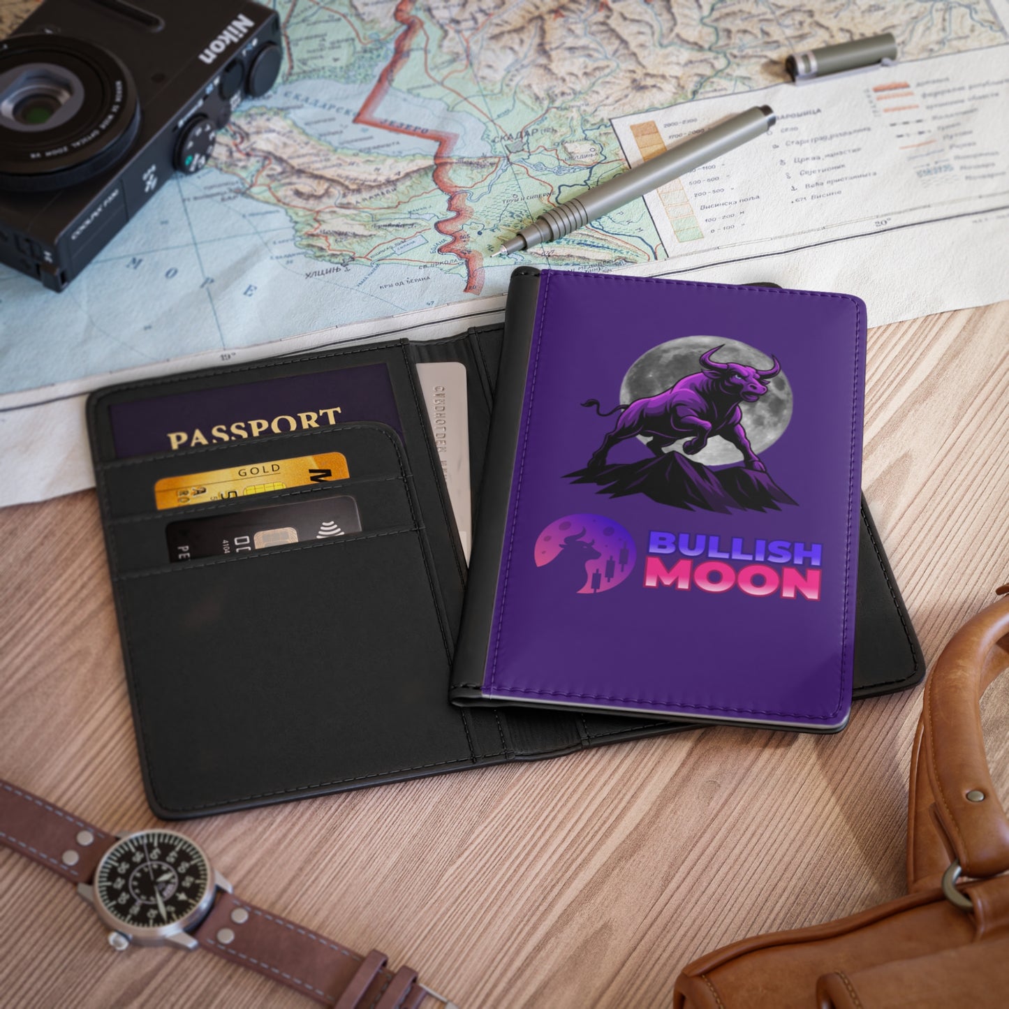 Bullish Moon Passport Cover