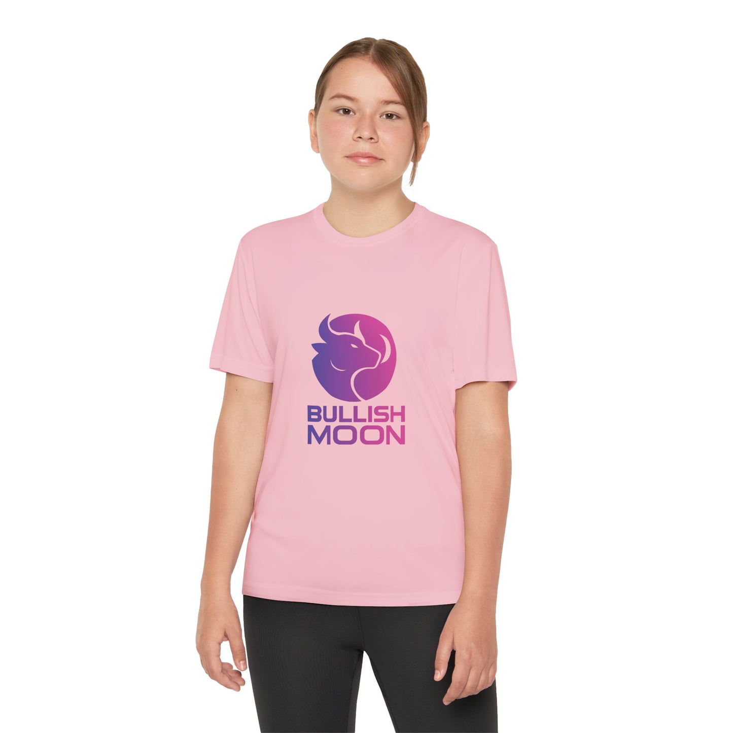 Youth T-Shirt — Bullish Moon Wicking Tee for kids