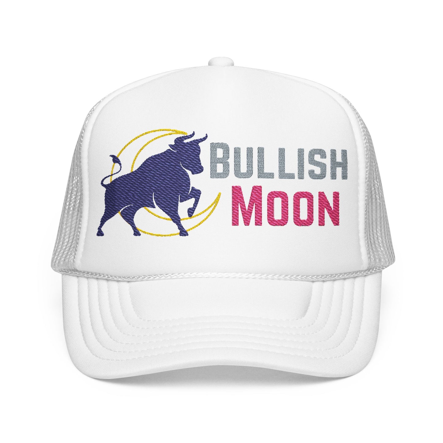 Bullish Moon Foam Trucker Hat (Embroidery)