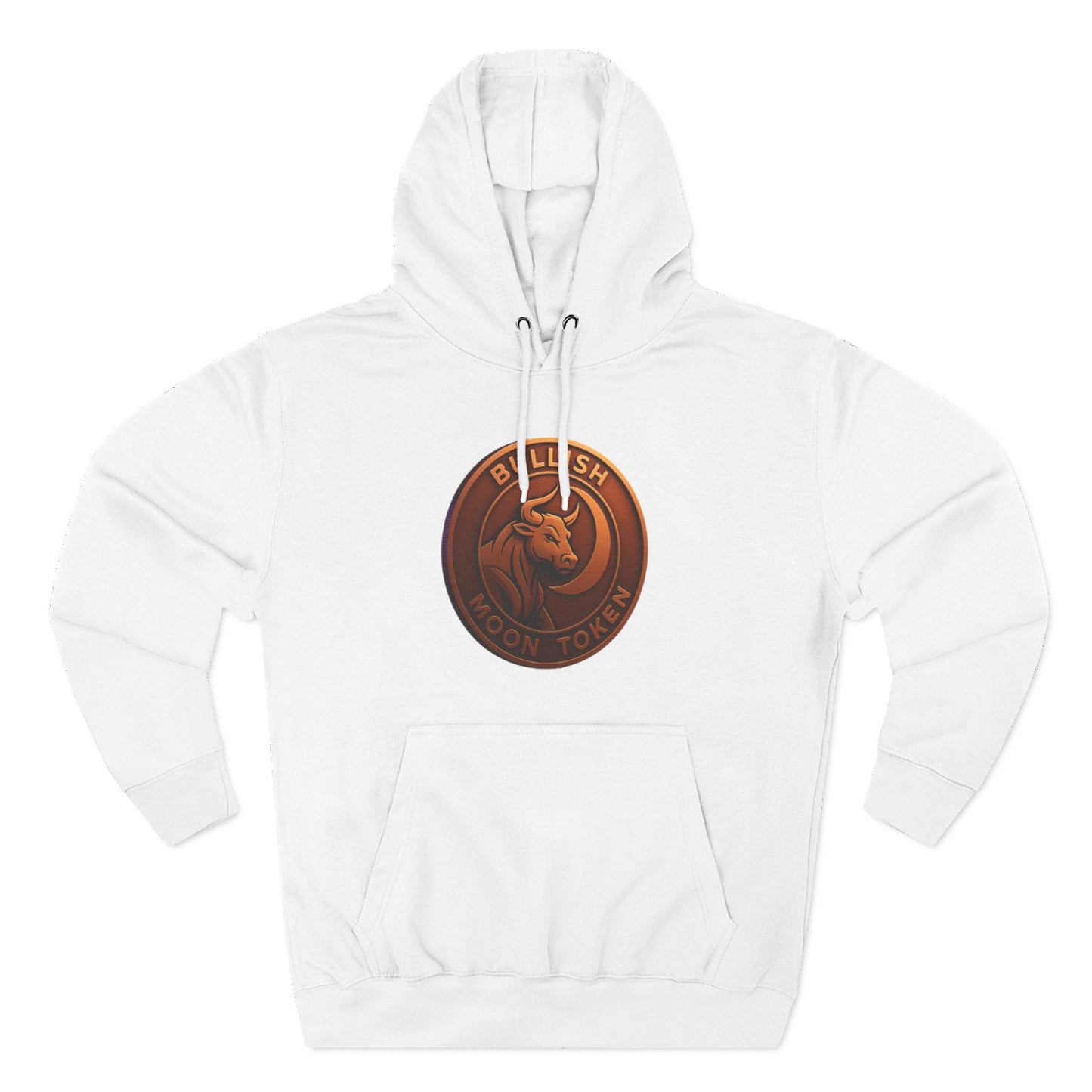 Bullish Moon Token Three-Panel Fleece Hoodie
