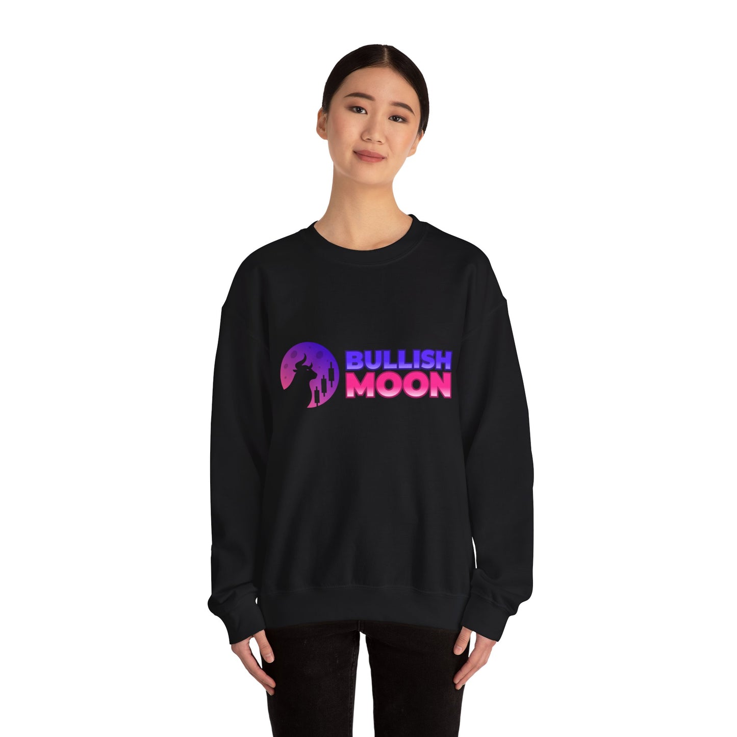 Bullish Moon Unisex Heavy Blend⢠Crewneck Sweatshirt