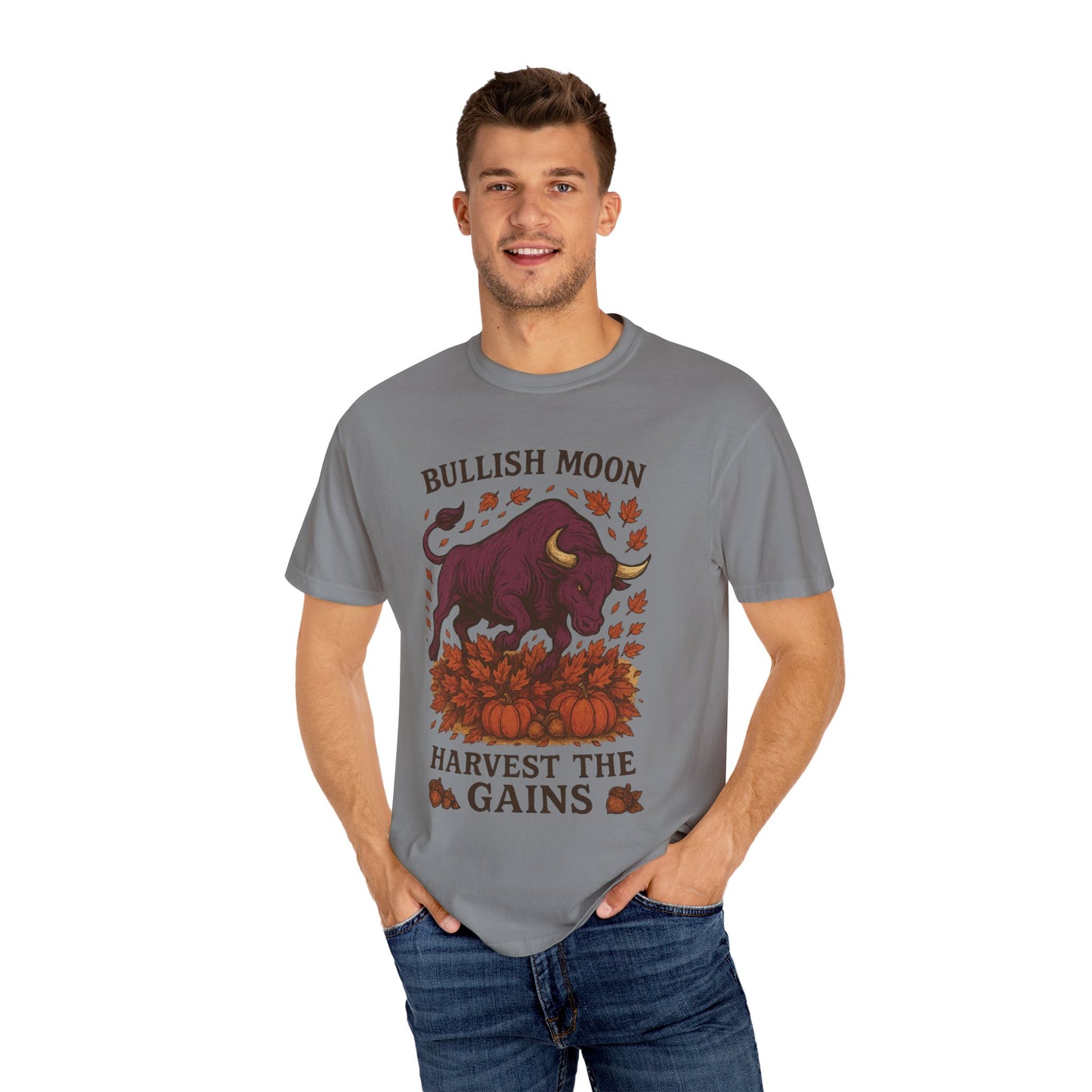 Bullish Moon Harvest the Gains Unisex T-shirt