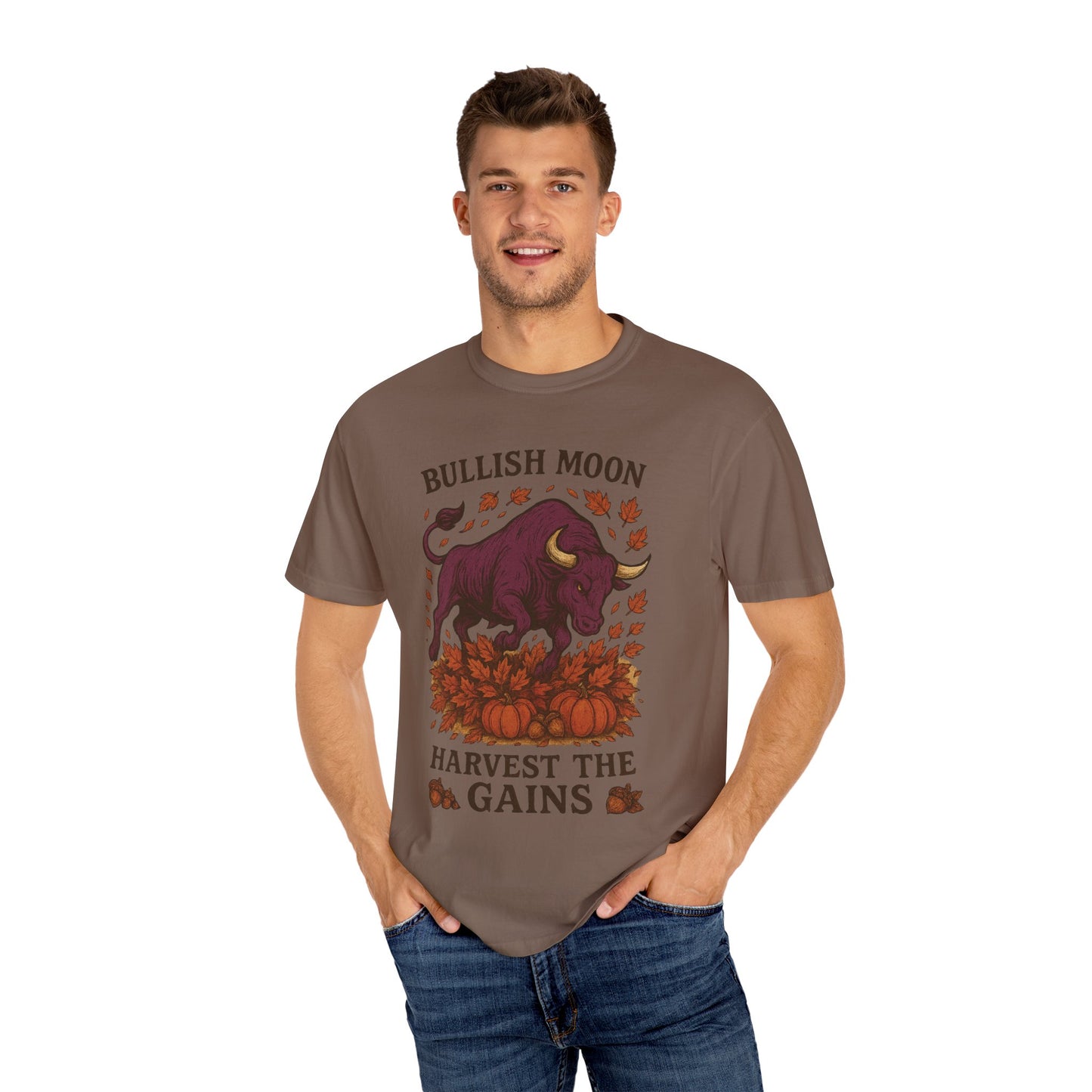Bullish Moon Harvest the Gains Unisex T-shirt