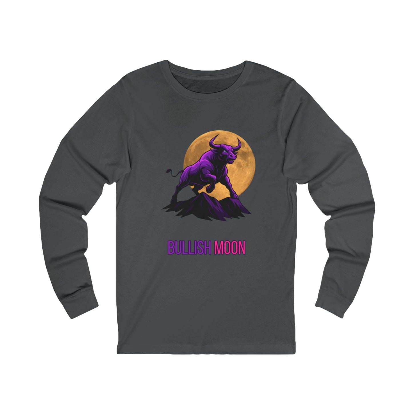 Bullish Moon Long Sleeve Unisex Tee
