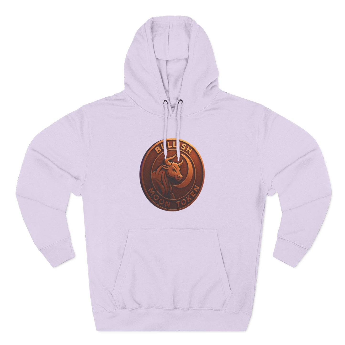 Bullish Moon Token Three-Panel Fleece Hoodie