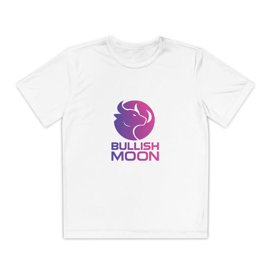Youth T-Shirt — Bullish Moon Wicking Tee for kids