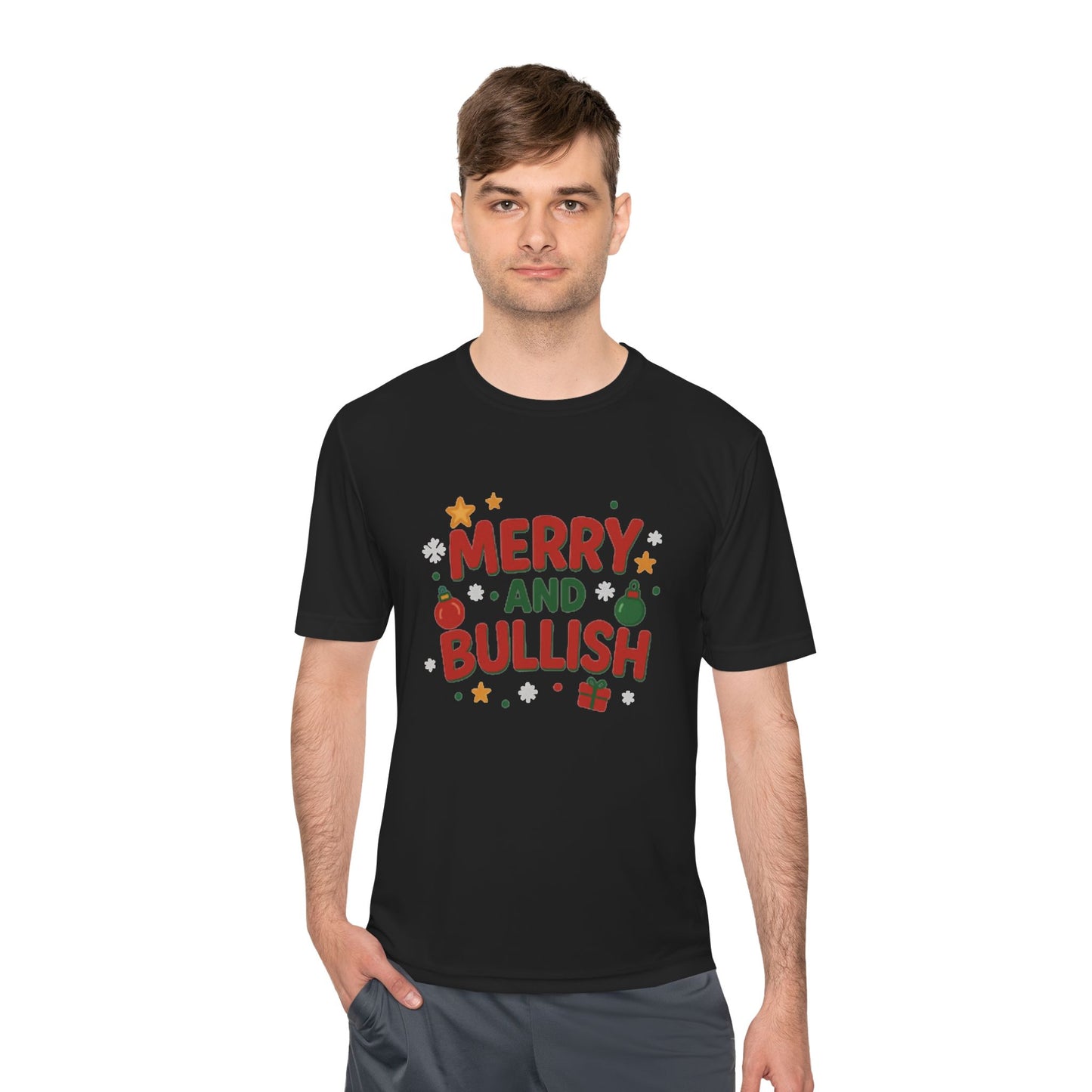 Merry and Bullish Christmas Tee
