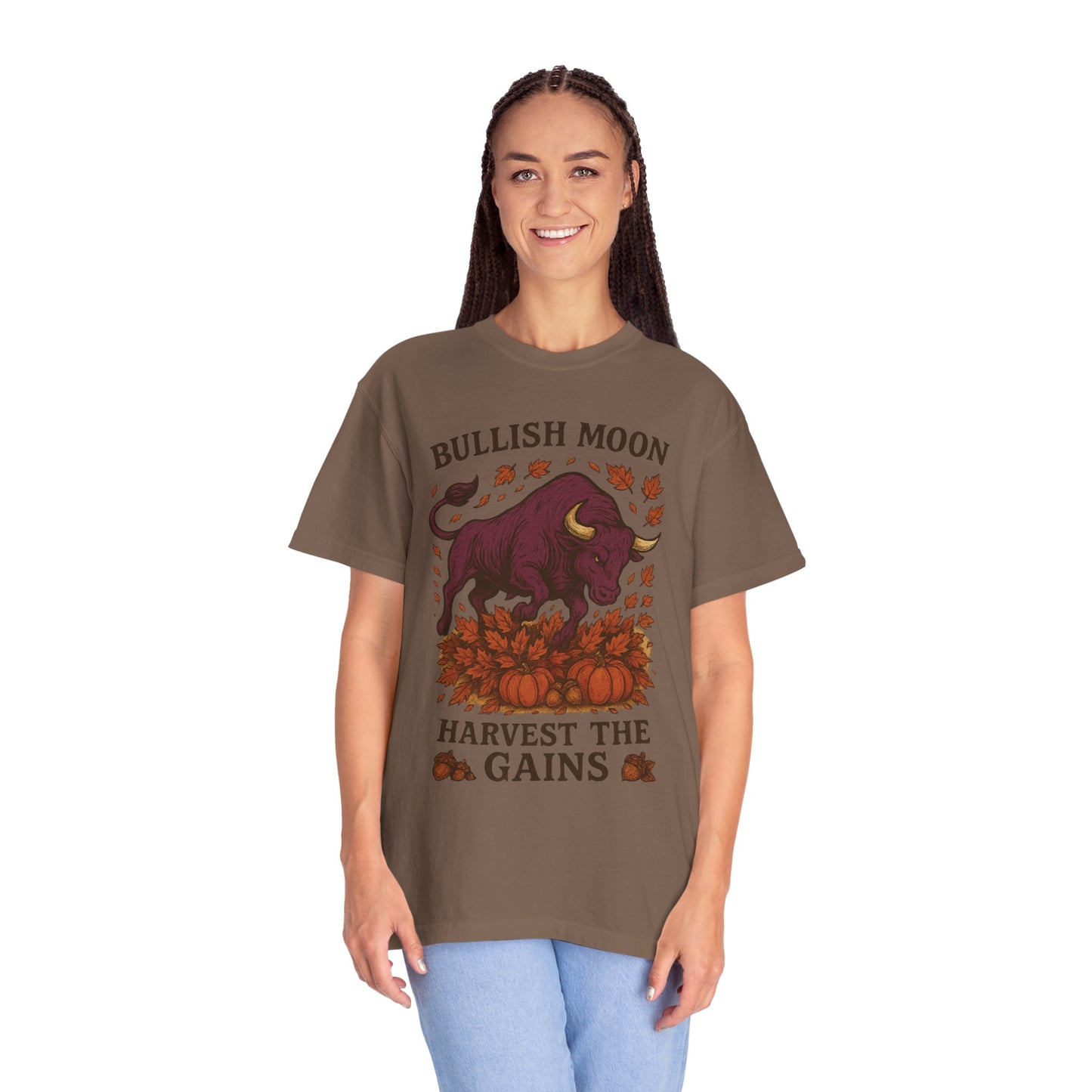 Bullish Moon Harvest the Gains Unisex T-shirt