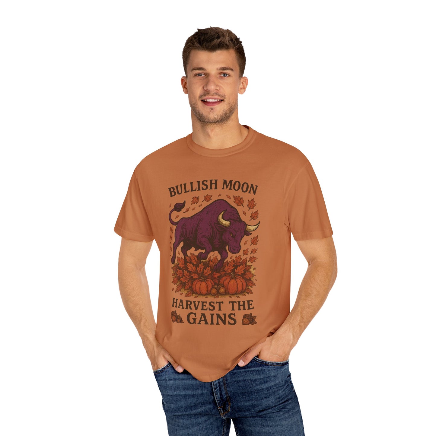 Bullish Moon Harvest the Gains Unisex T-shirt