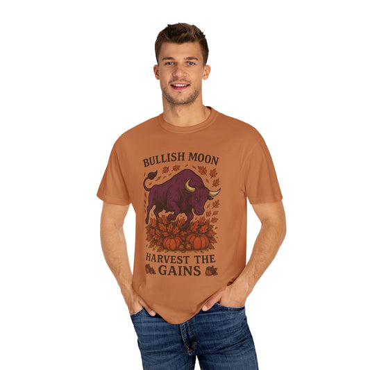 Bullish Moon Harvest the Gains Unisex T-shirt