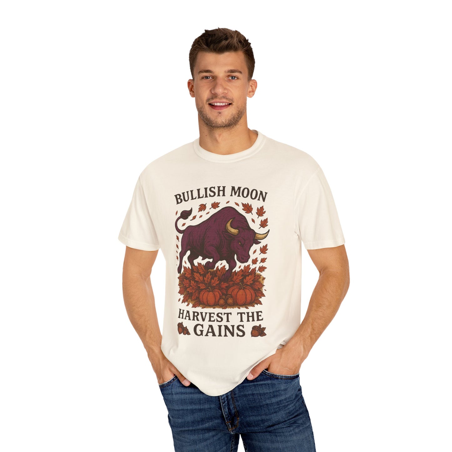 Bullish Moon Harvest the Gains Unisex T-shirt