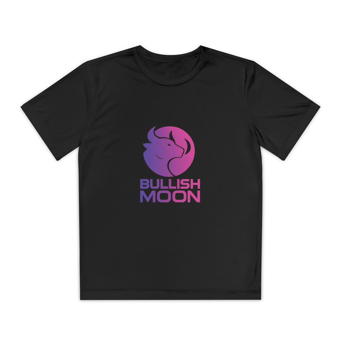 Youth T-Shirt — Bullish Moon Wicking Tee for kids