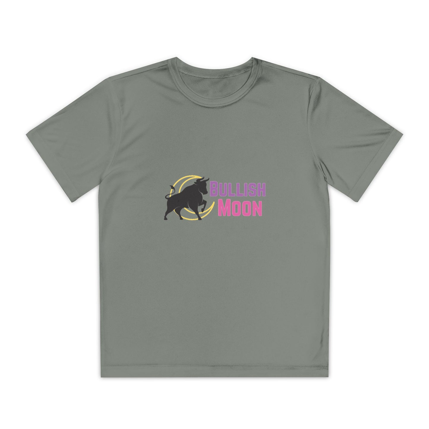 Youth T-Shirt — Bullish Moon Wicking Tee for kids