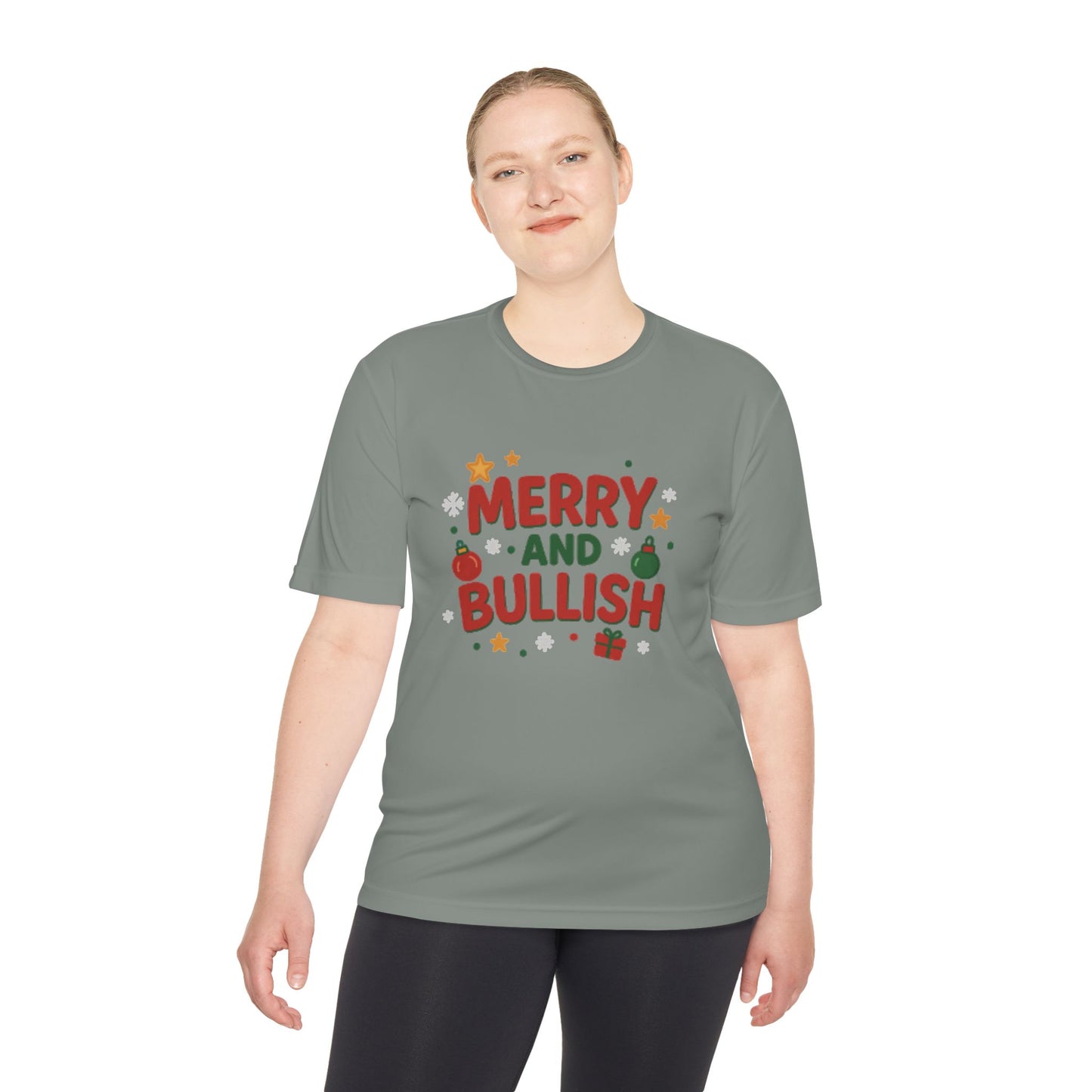 Merry and Bullish Christmas Tee