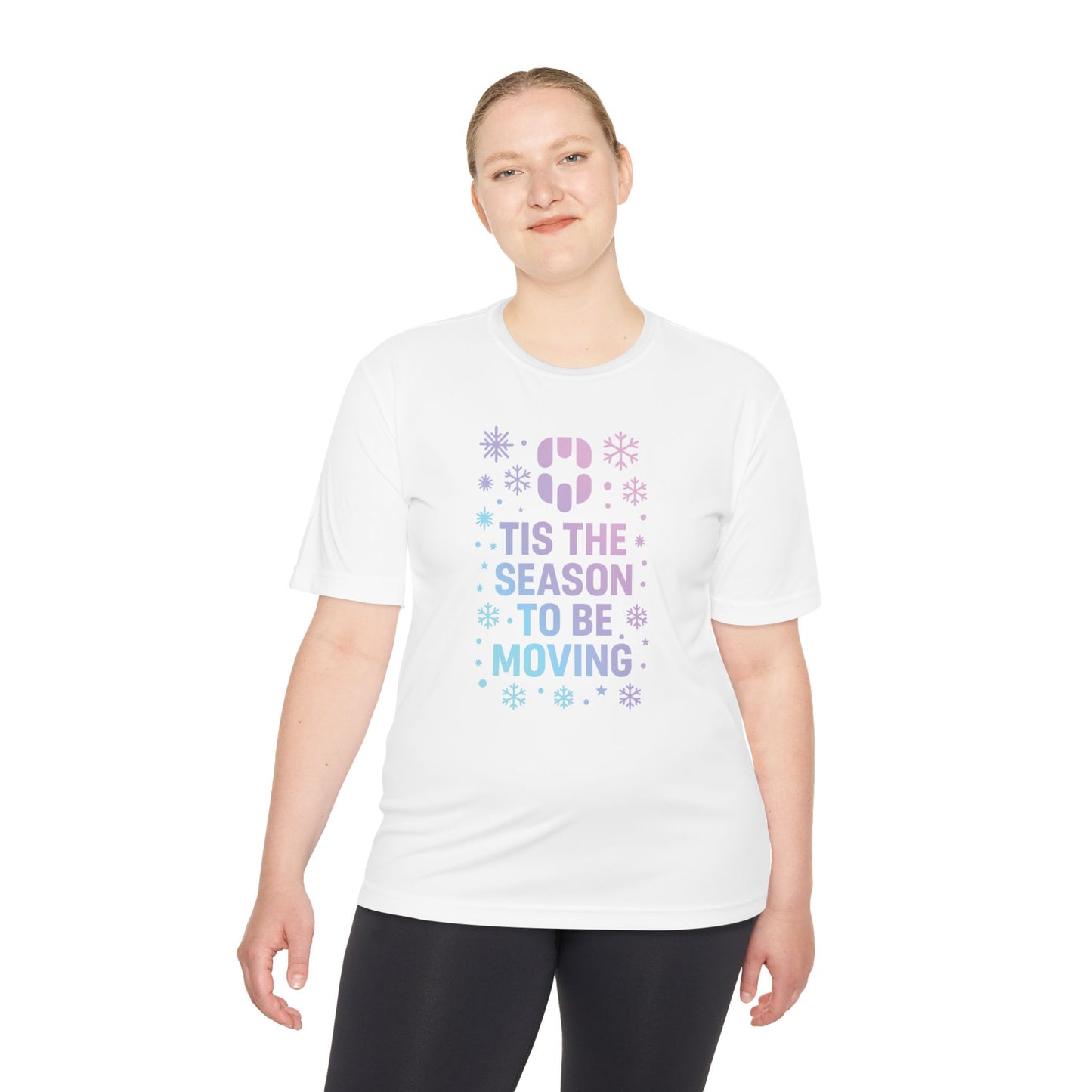 T-Shirt — 'Tis the Season to Be Moving Holiday Fitness Tee