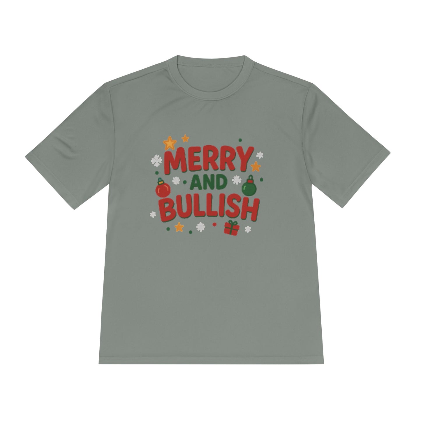 Merry and Bullish Christmas Tee