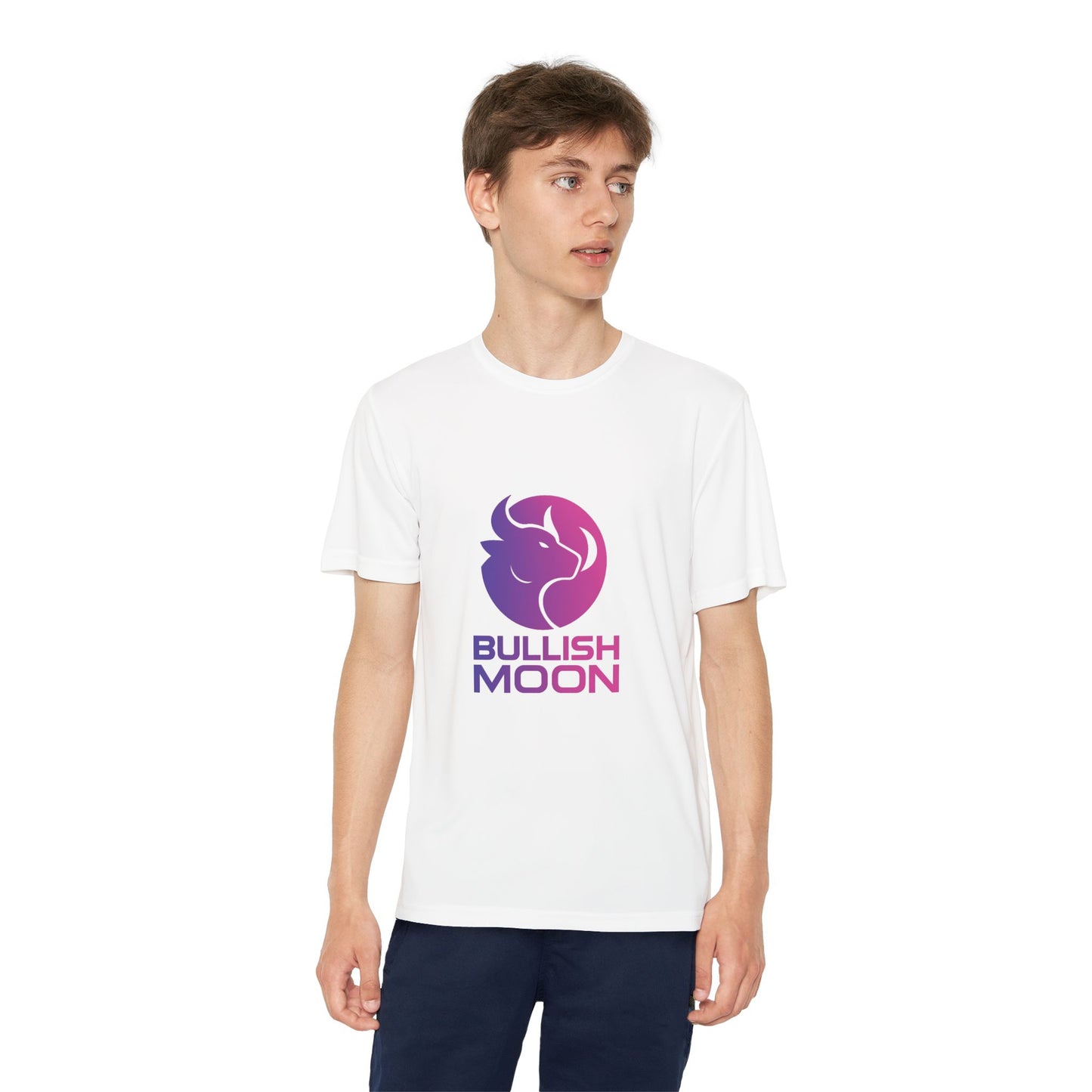 Youth T-Shirt — Bullish Moon Wicking Tee for kids
