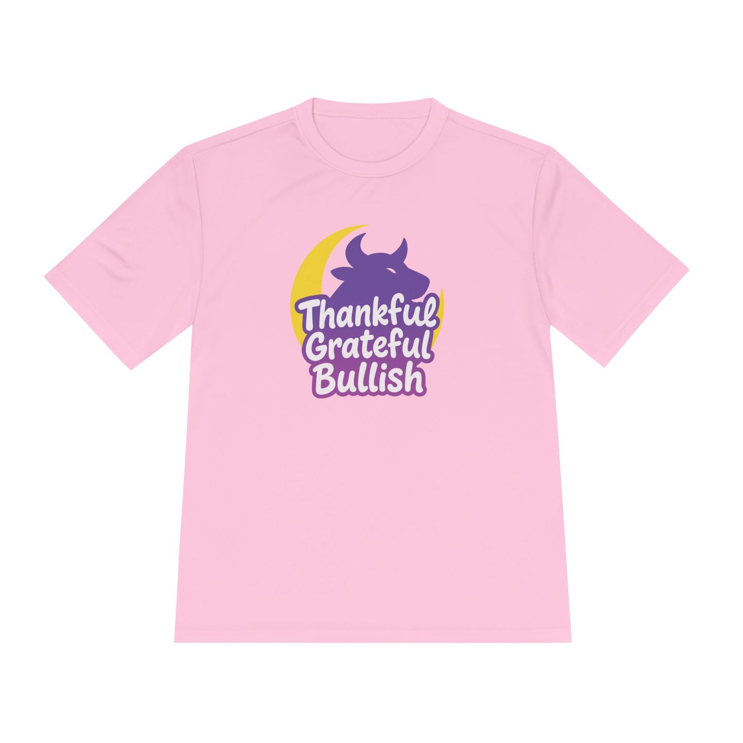 Thankful Grateful Bullish Unisex Moisture Wicking Tee