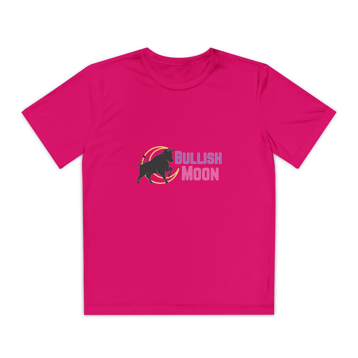 Youth T-Shirt — Bullish Moon Wicking Tee for kids