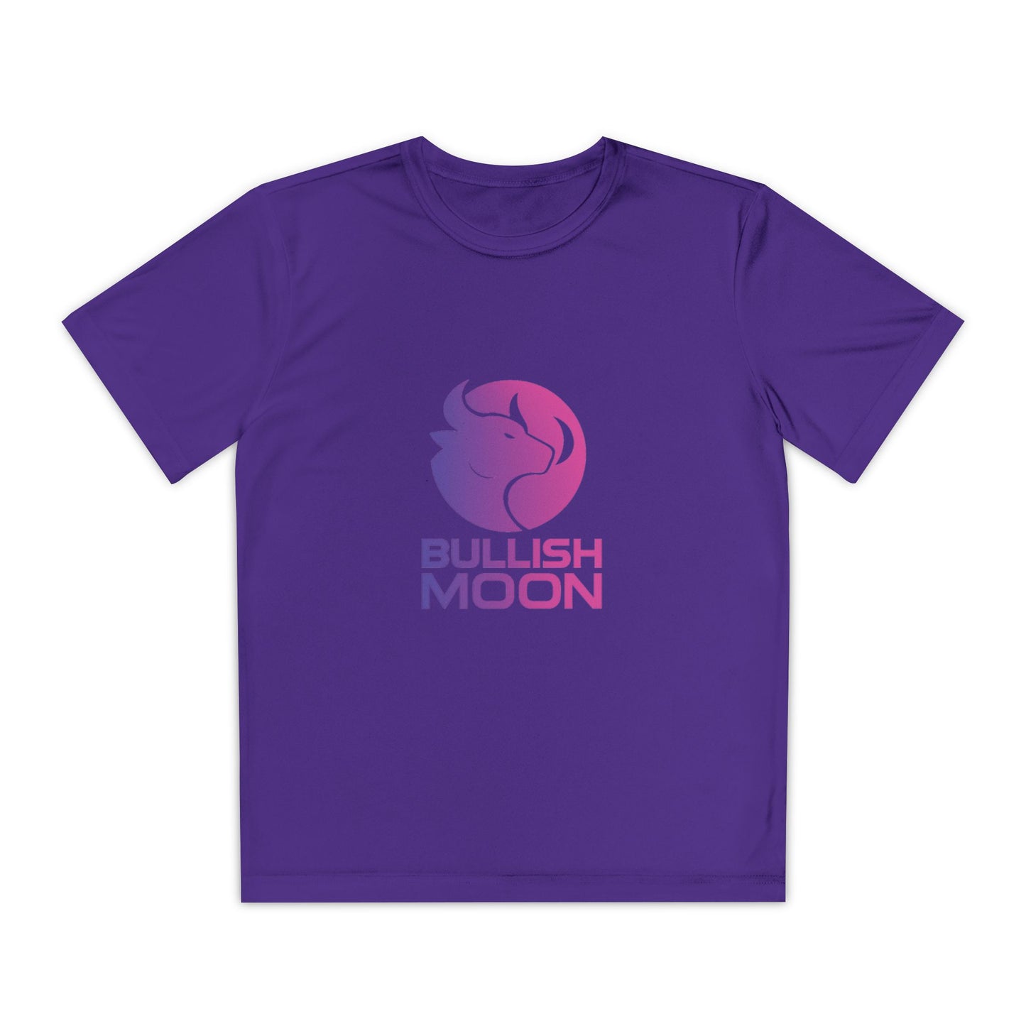 Youth T-Shirt — Bullish Moon Wicking Tee for kids