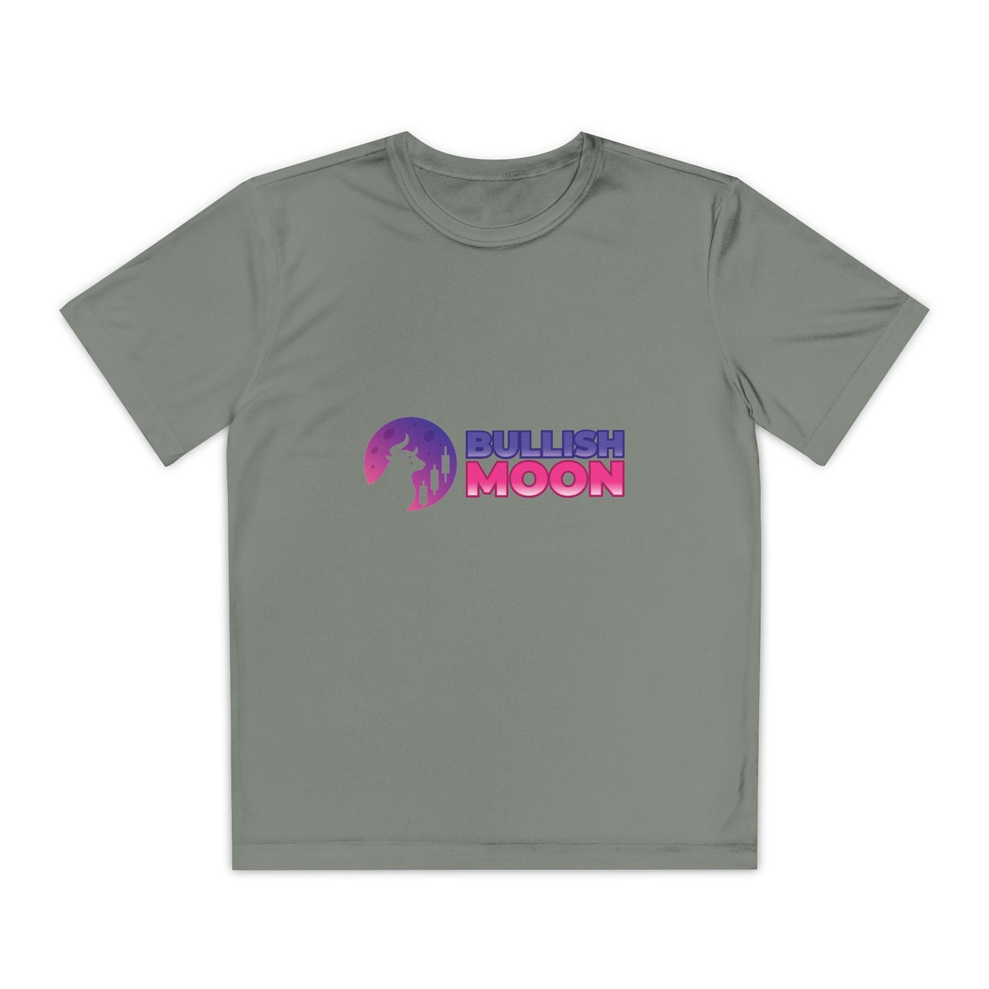 Youth T-Shirt — Bullish Moon Wicking Tee for kids