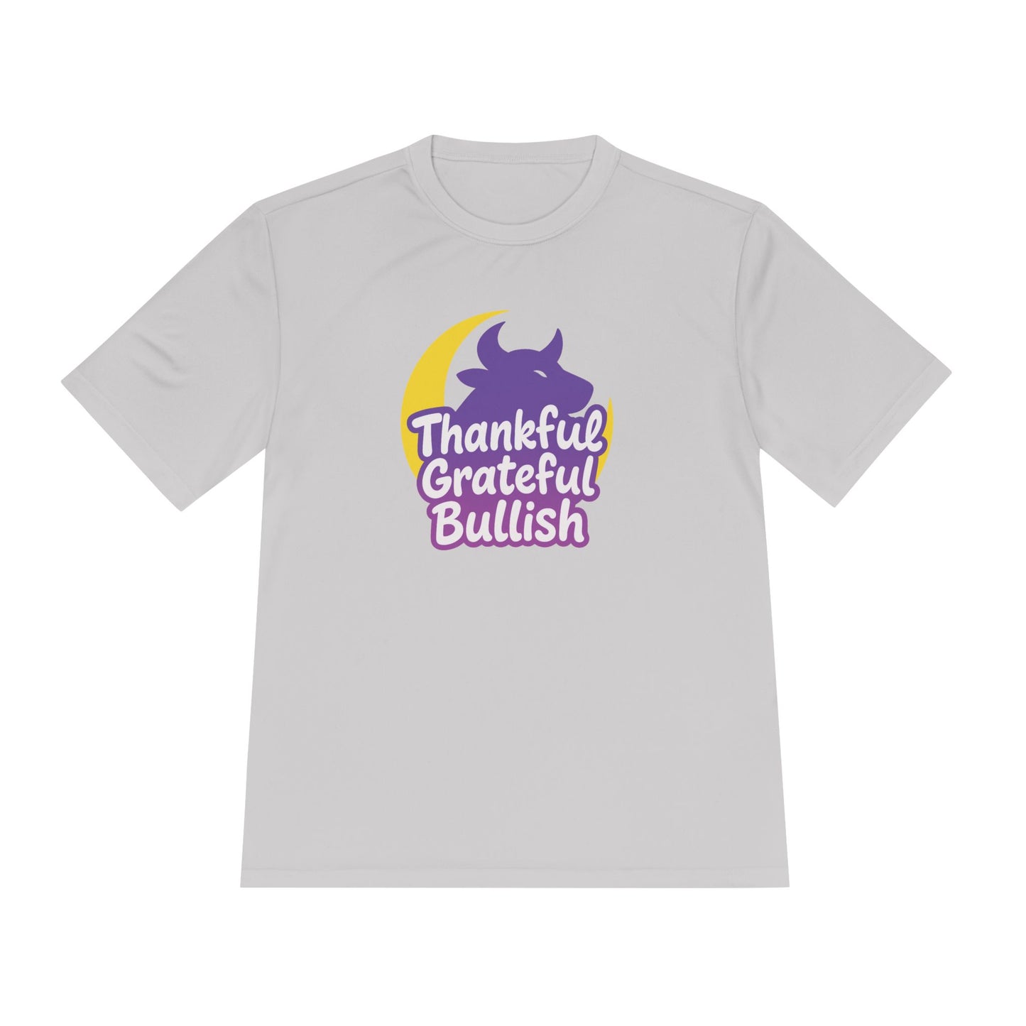 Thankful Grateful Bullish Unisex Moisture Wicking Tee