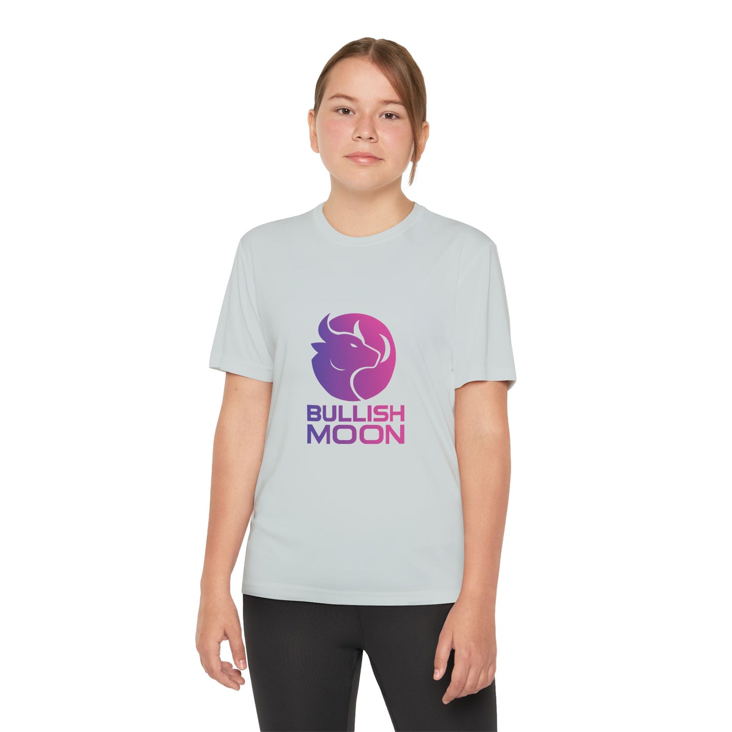 Youth T-Shirt — Bullish Moon Wicking Tee for kids