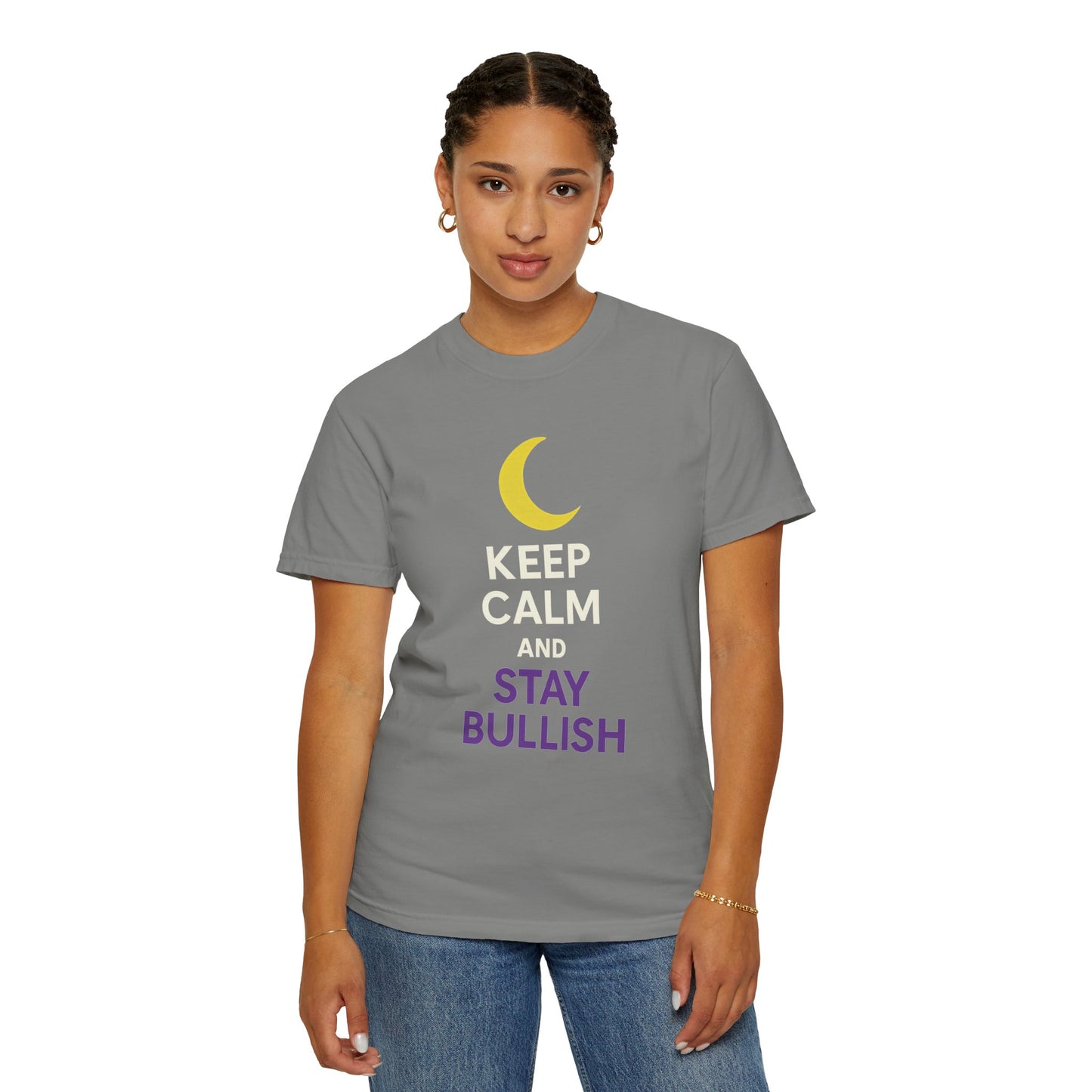 Bullish Moon Unisex Keep Calm T-Shirt