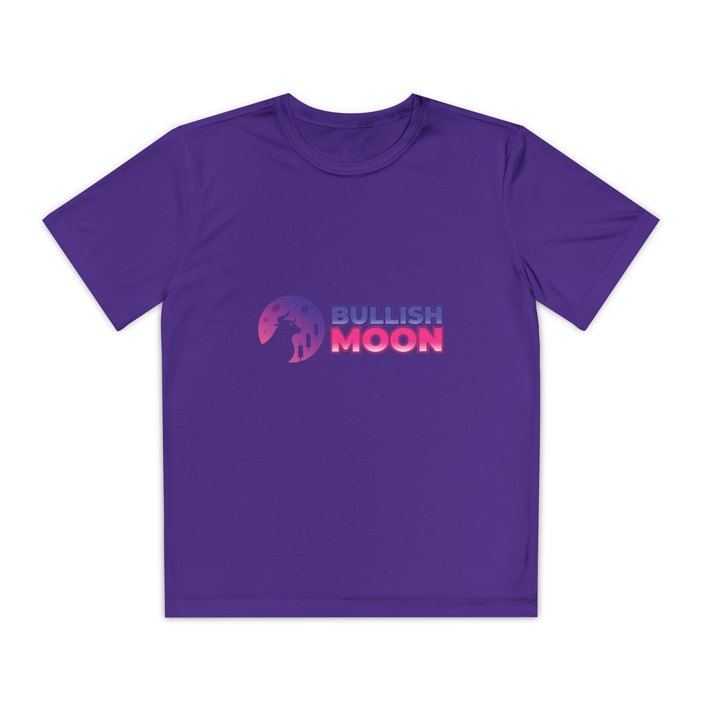 Youth T-Shirt — Bullish Moon Wicking Tee for kids