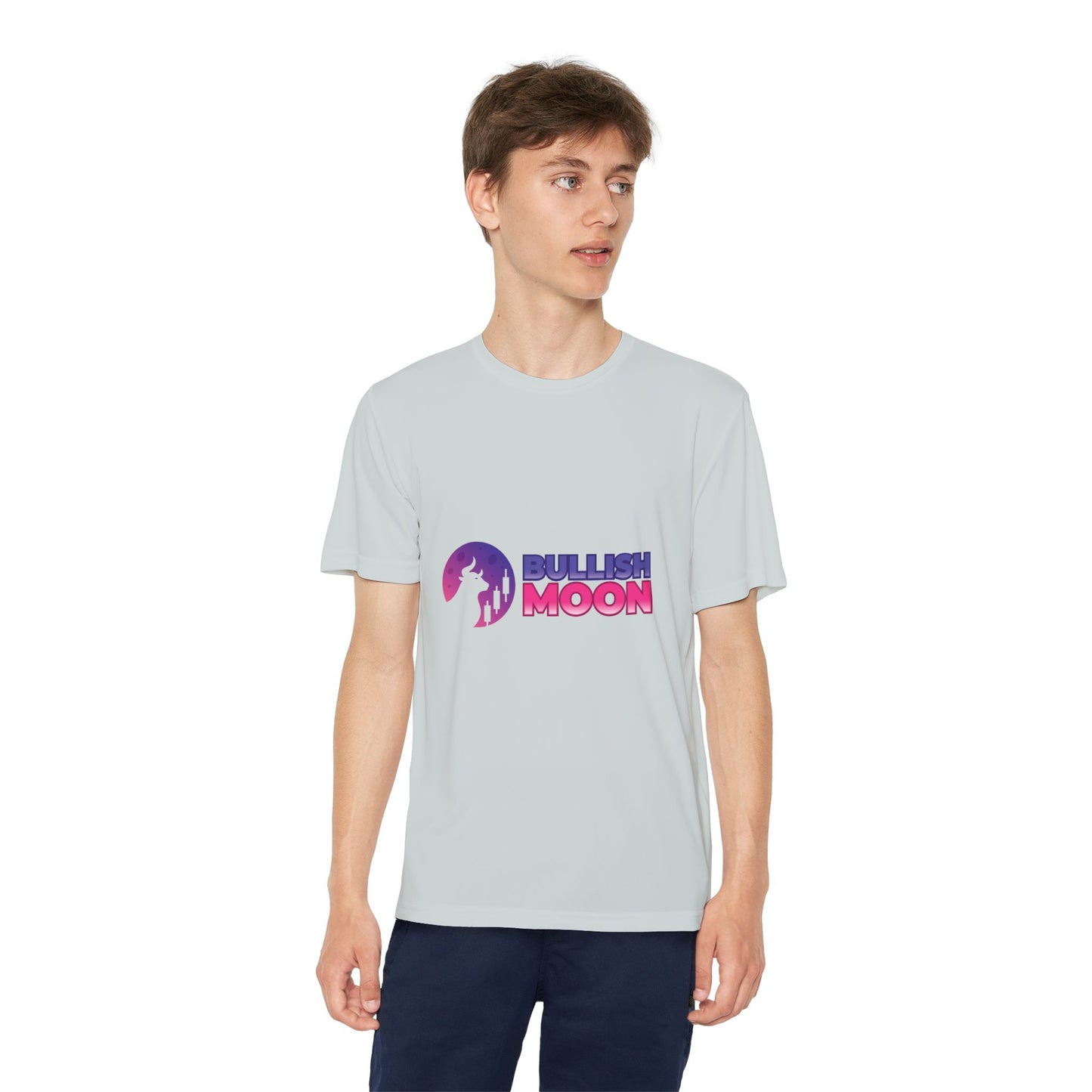 Youth T-Shirt — Bullish Moon Wicking Tee for kids