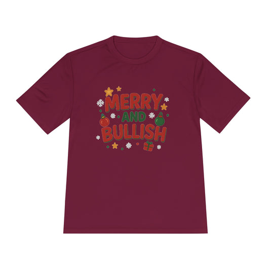 Merry and Bullish Christmas Tee