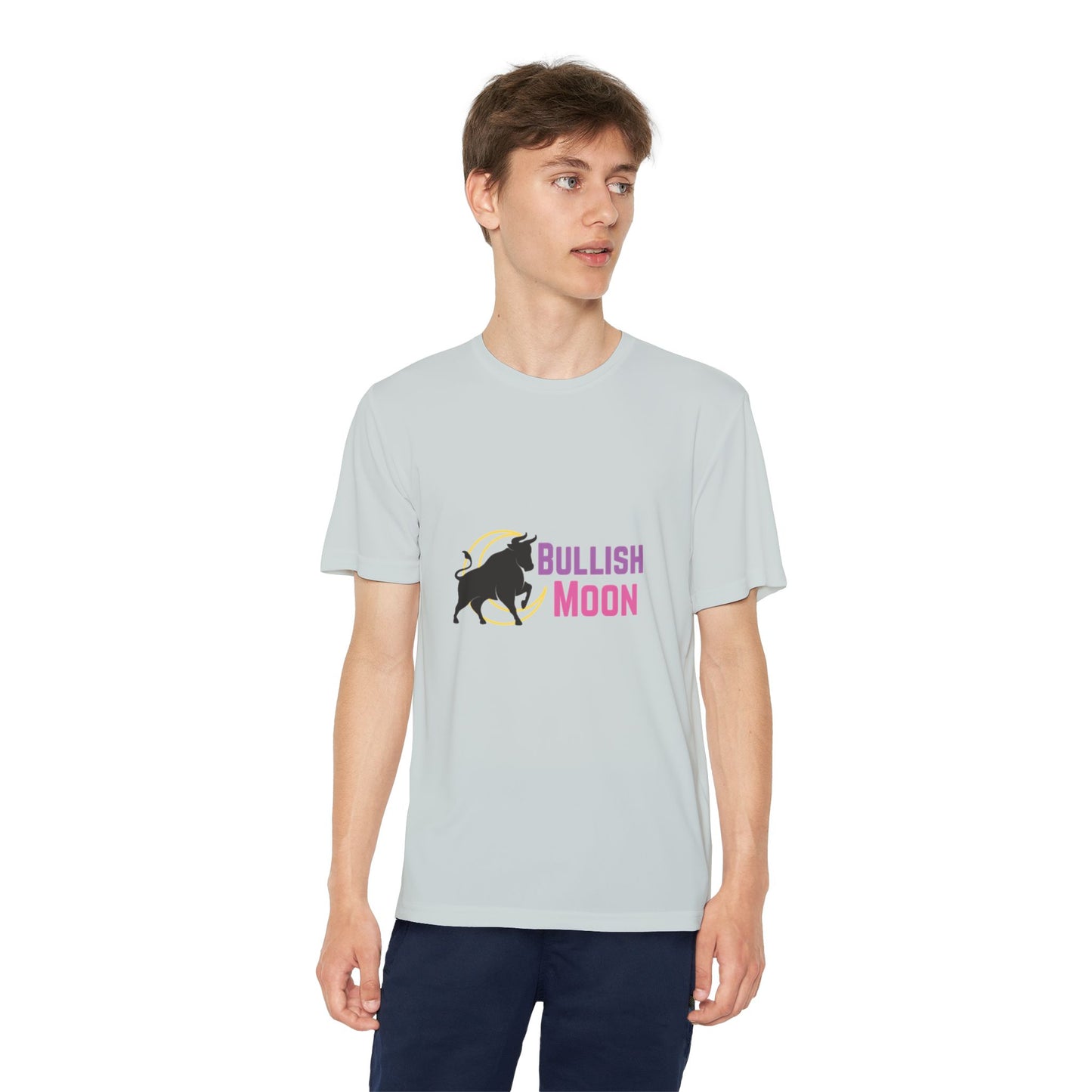 Youth T-Shirt — Bullish Moon Wicking Tee for kids
