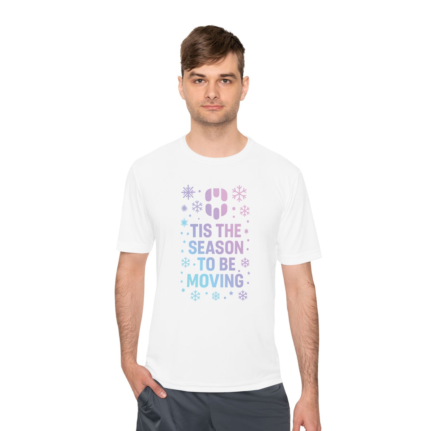 T-Shirt — 'Tis the Season to Be Moving Holiday Fitness Tee