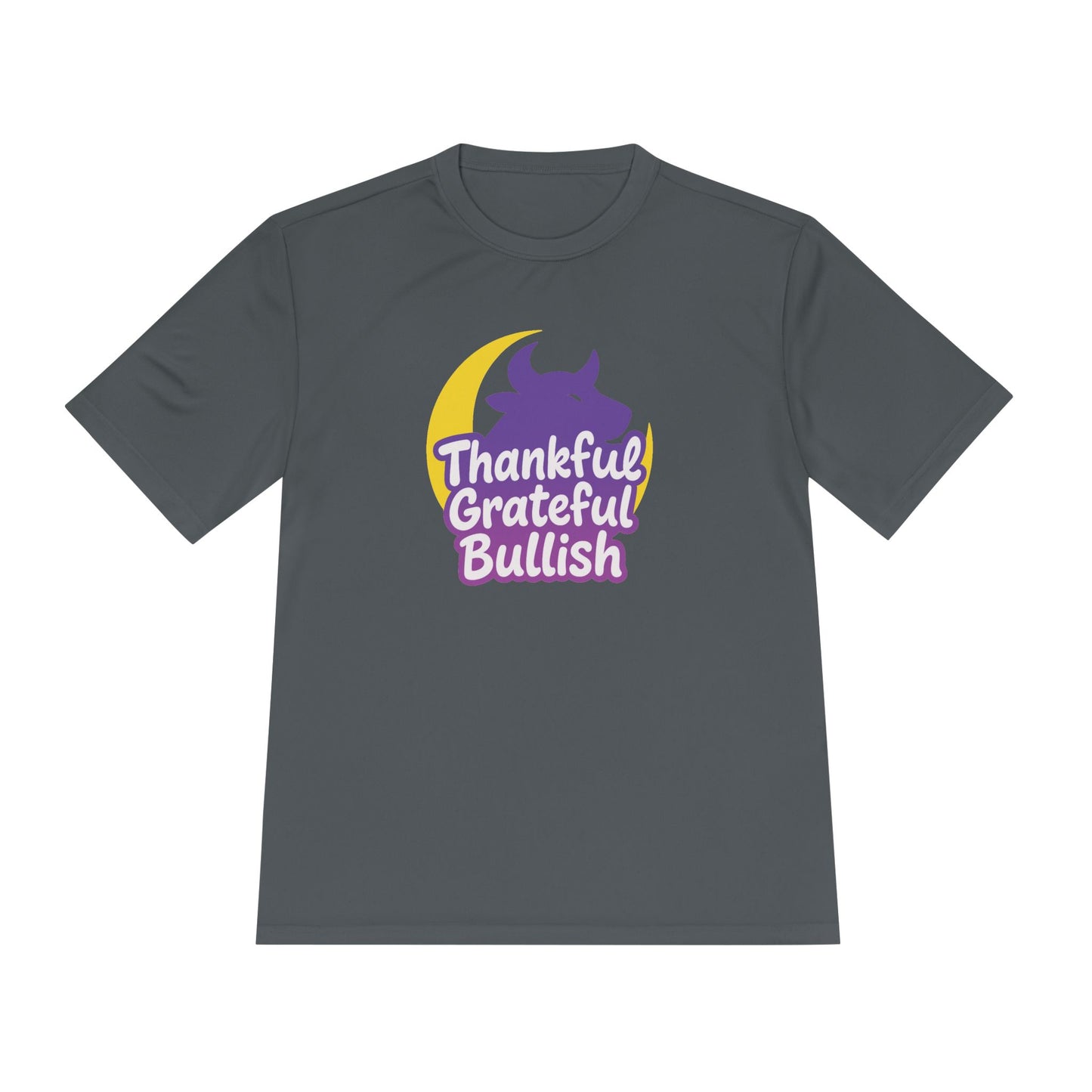 Thankful Grateful Bullish Unisex Moisture Wicking Tee