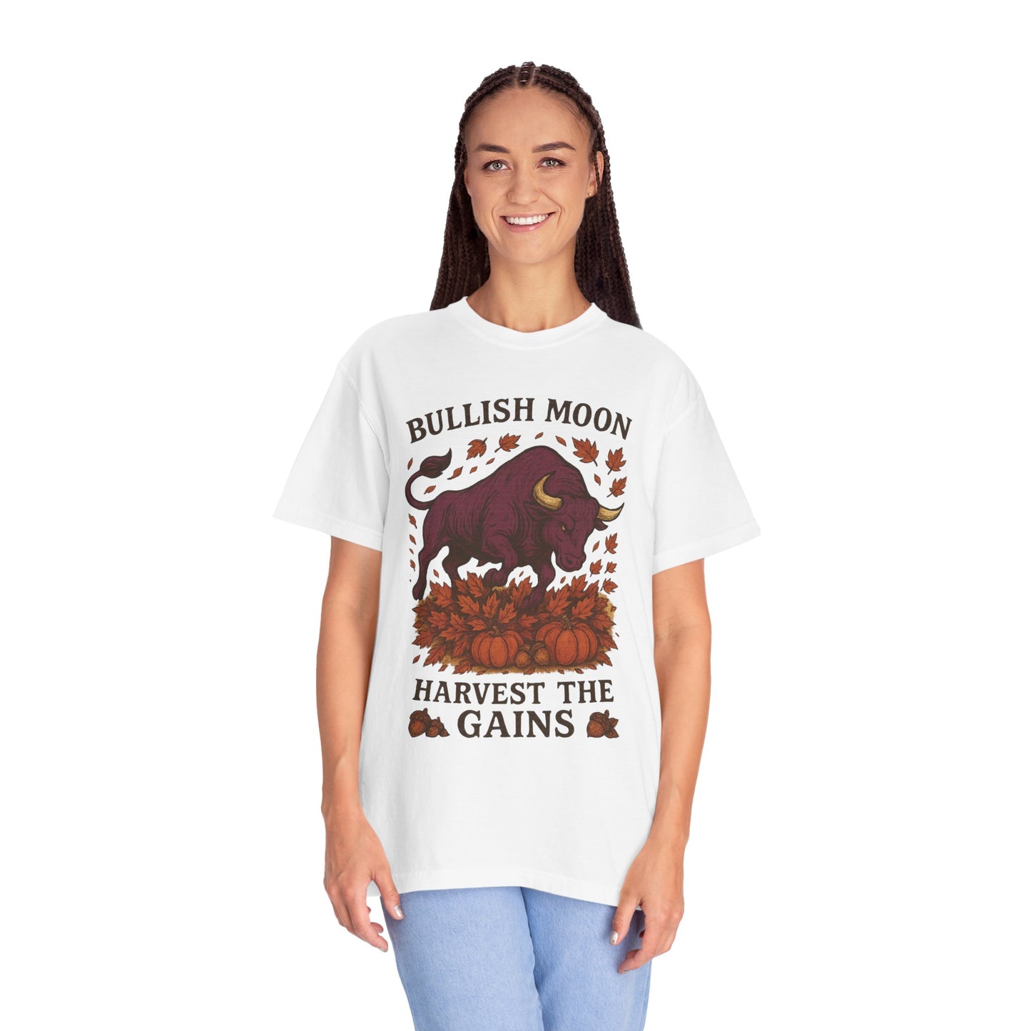 Bullish Moon Harvest the Gains Unisex T-shirt