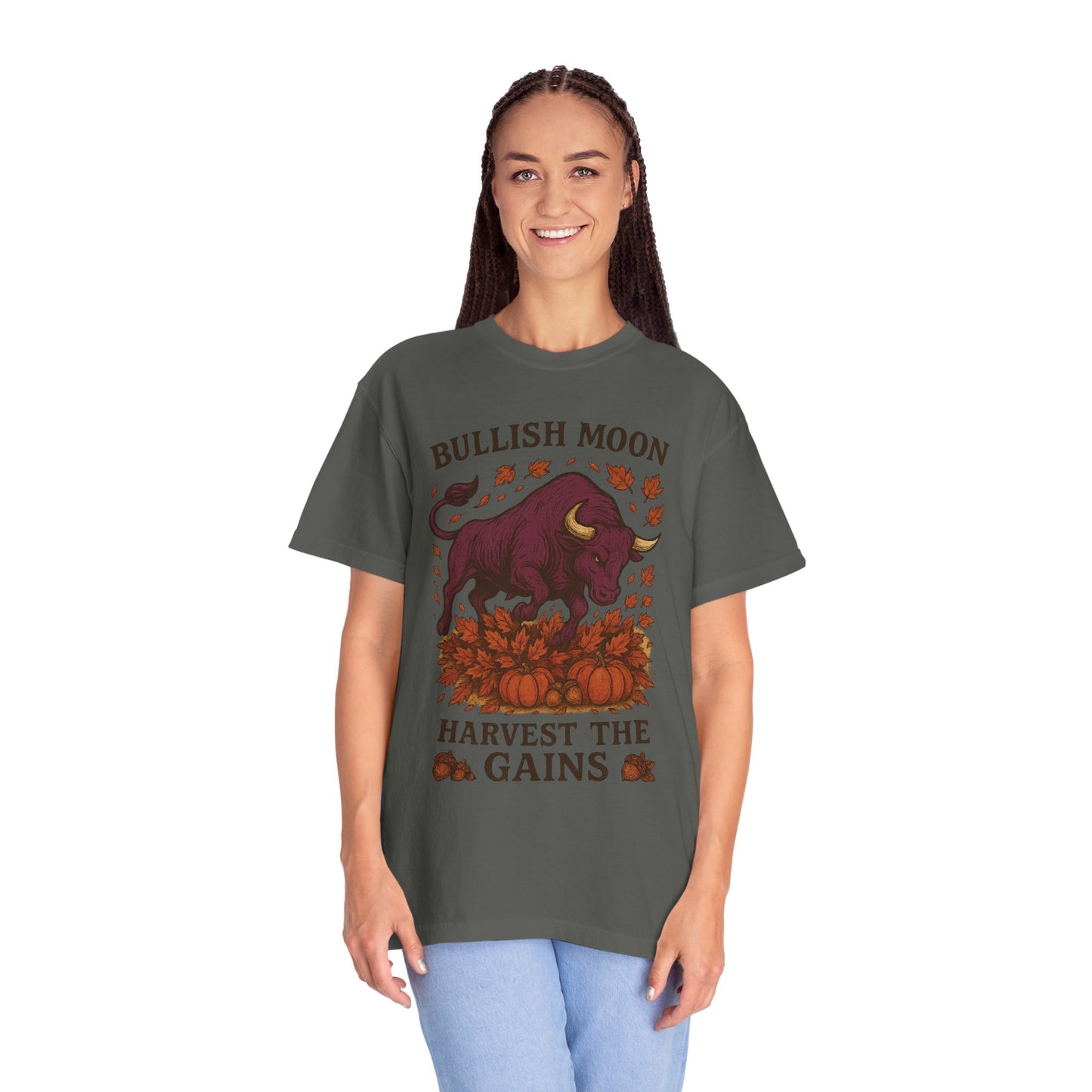Bullish Moon Harvest the Gains Unisex T-shirt