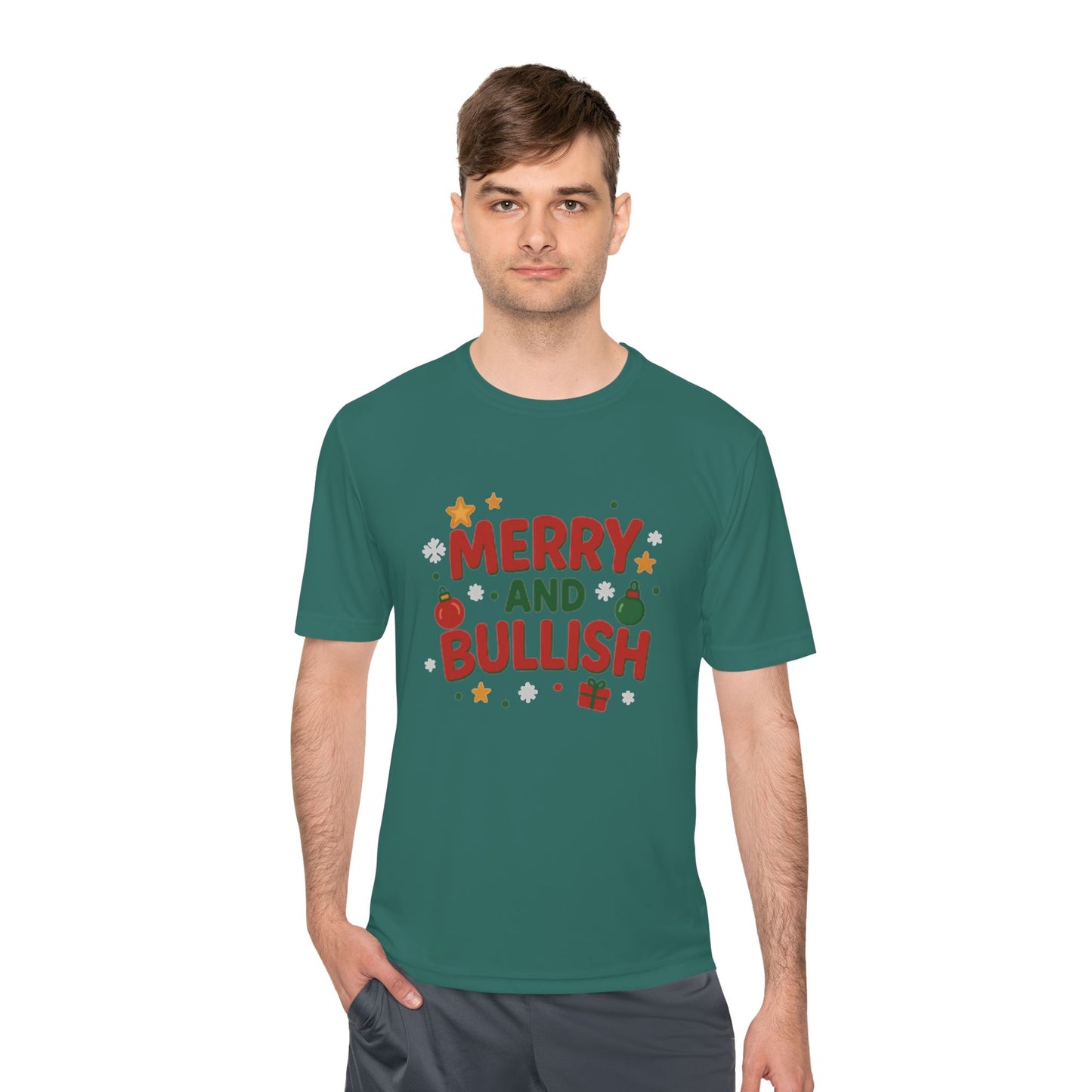 Merry and Bullish Christmas Tee