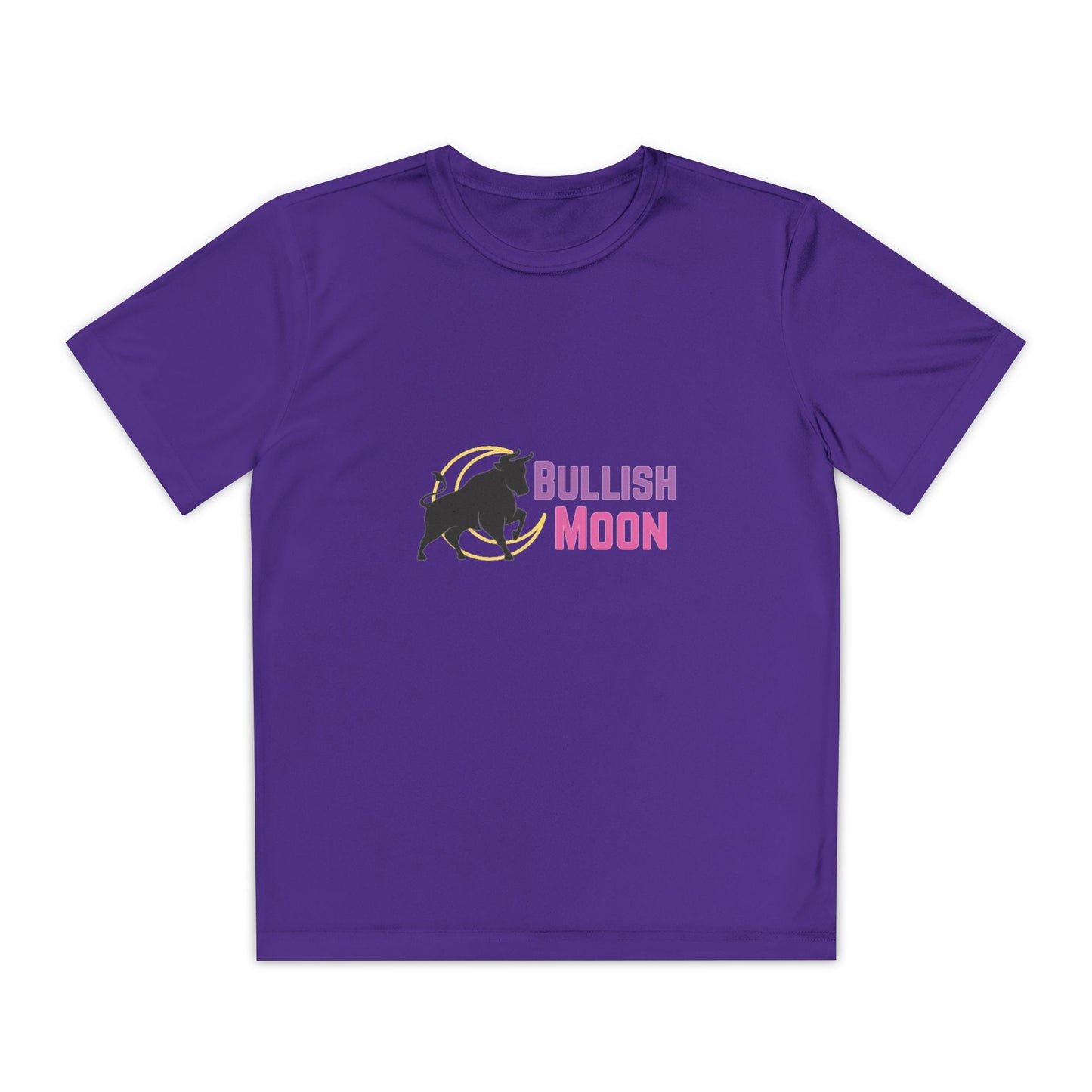 Youth T-Shirt — Bullish Moon Wicking Tee for kids