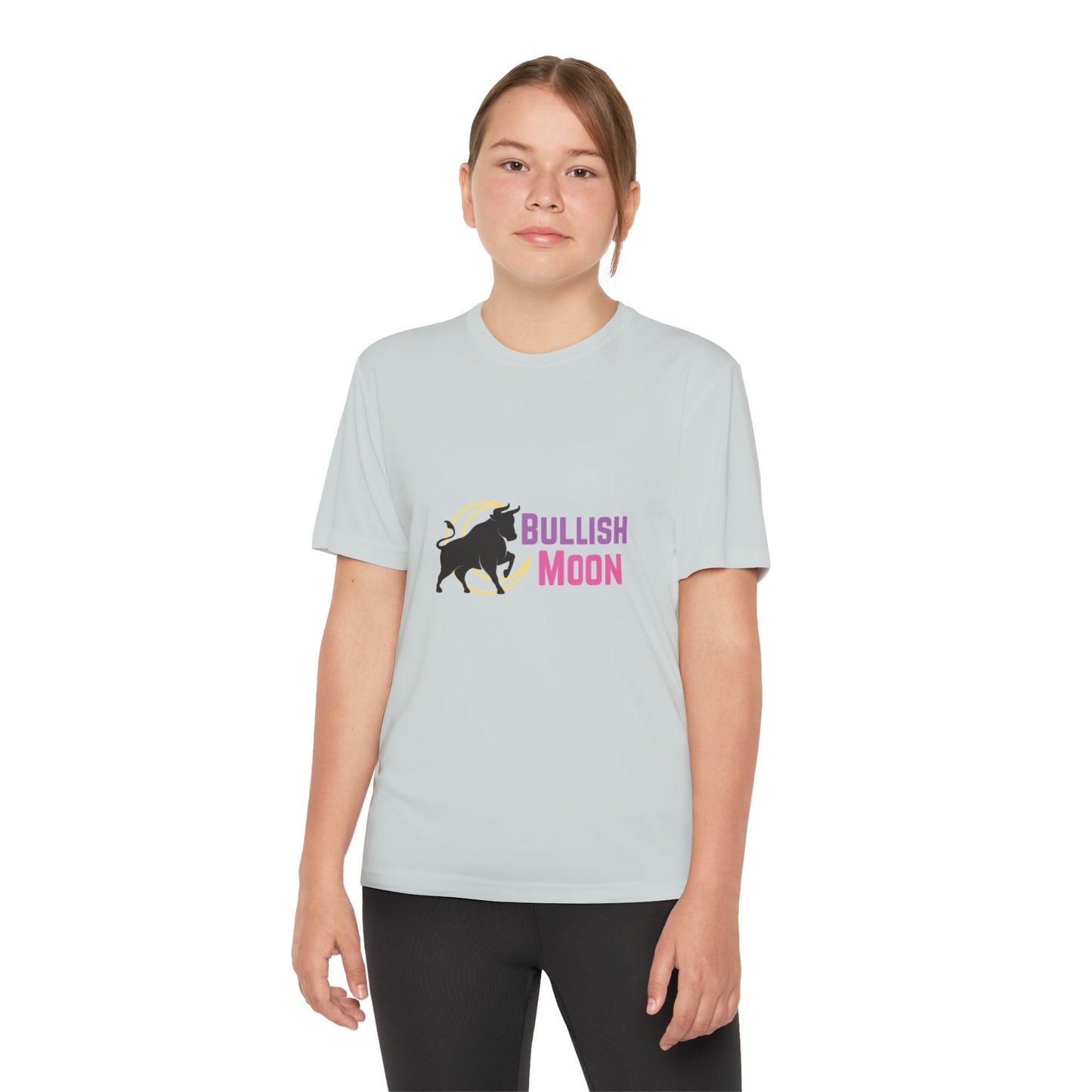 Youth T-Shirt — Bullish Moon Wicking Tee for kids
