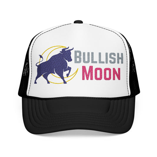Bullish Moon Foam Trucker Hat (Embroidery)
