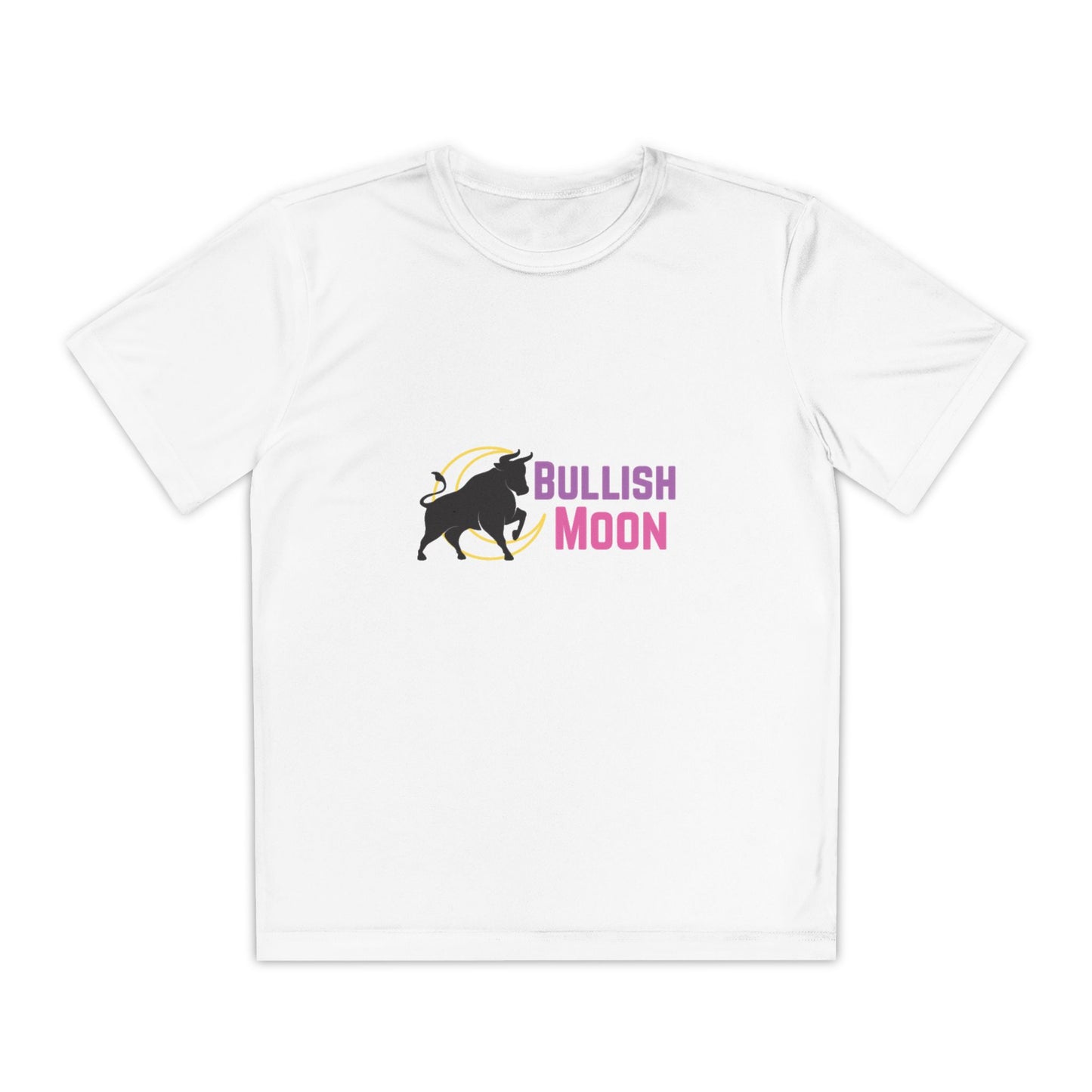 Youth T-Shirt — Bullish Moon Wicking Tee for kids