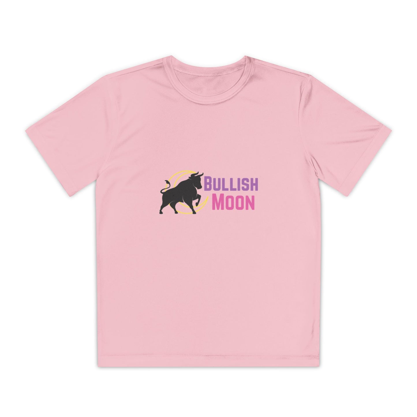 Youth T-Shirt — Bullish Moon Wicking Tee for kids