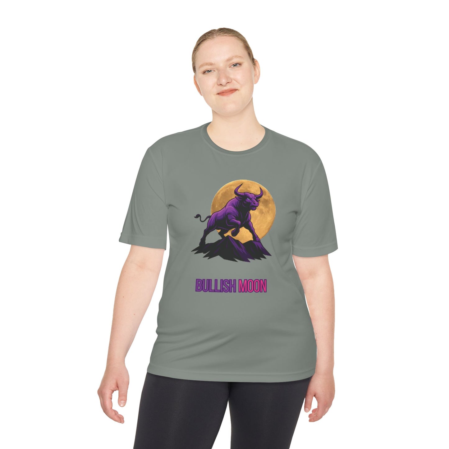 Bullish Moon Unisex Moisture Wicking Tee