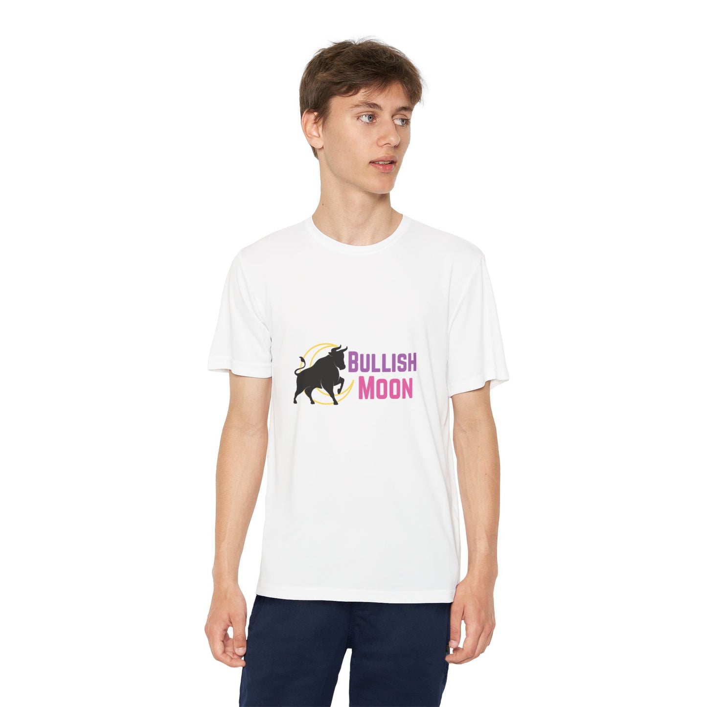 Youth T-Shirt — Bullish Moon Wicking Tee for kids