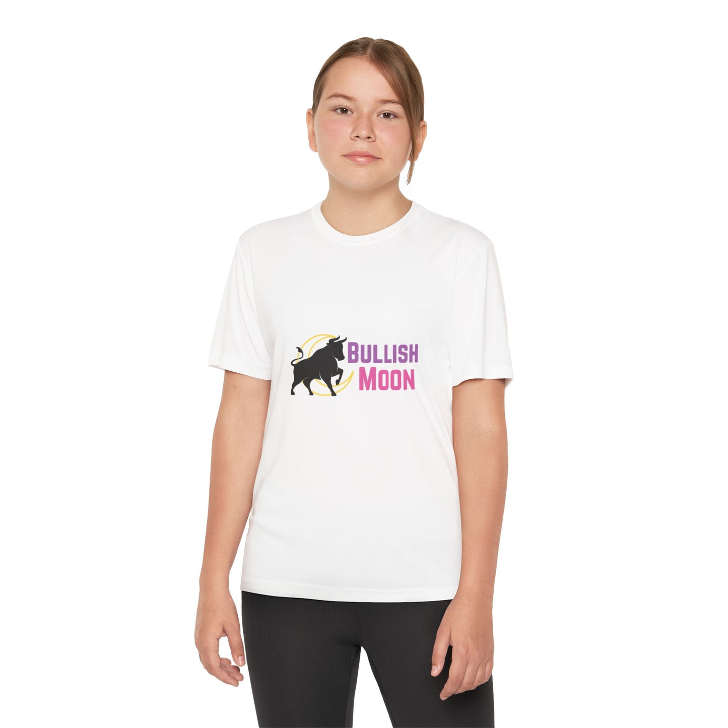 Youth T-Shirt — Bullish Moon Wicking Tee for kids