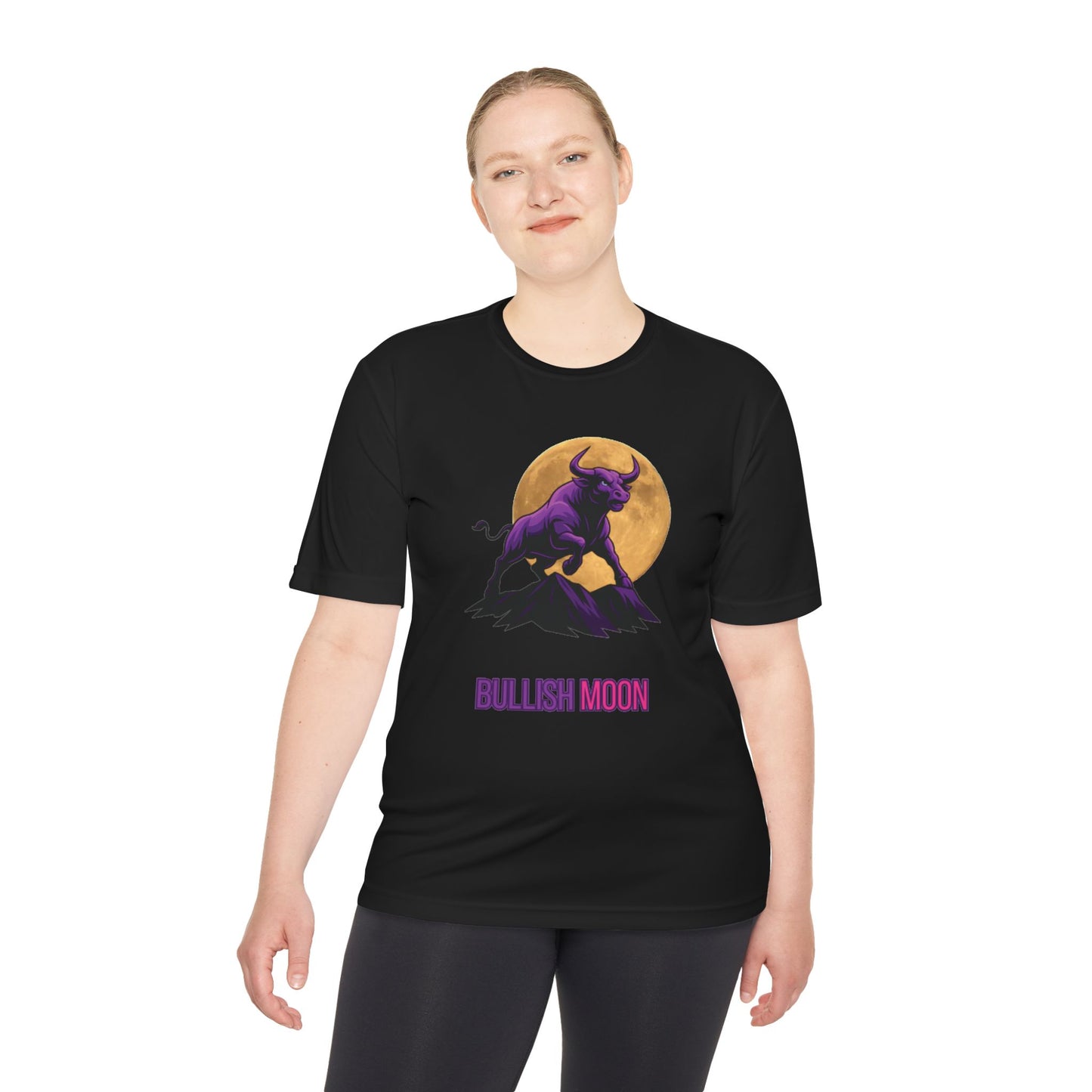 Bullish Moon Unisex Moisture Wicking Tee