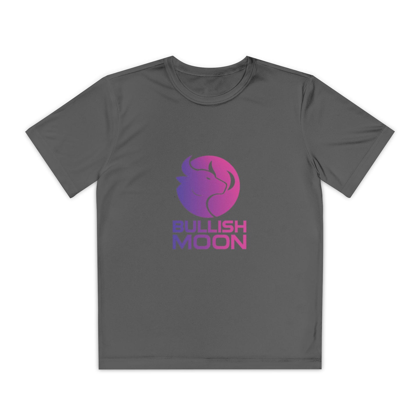 Youth T-Shirt — Bullish Moon Wicking Tee for kids