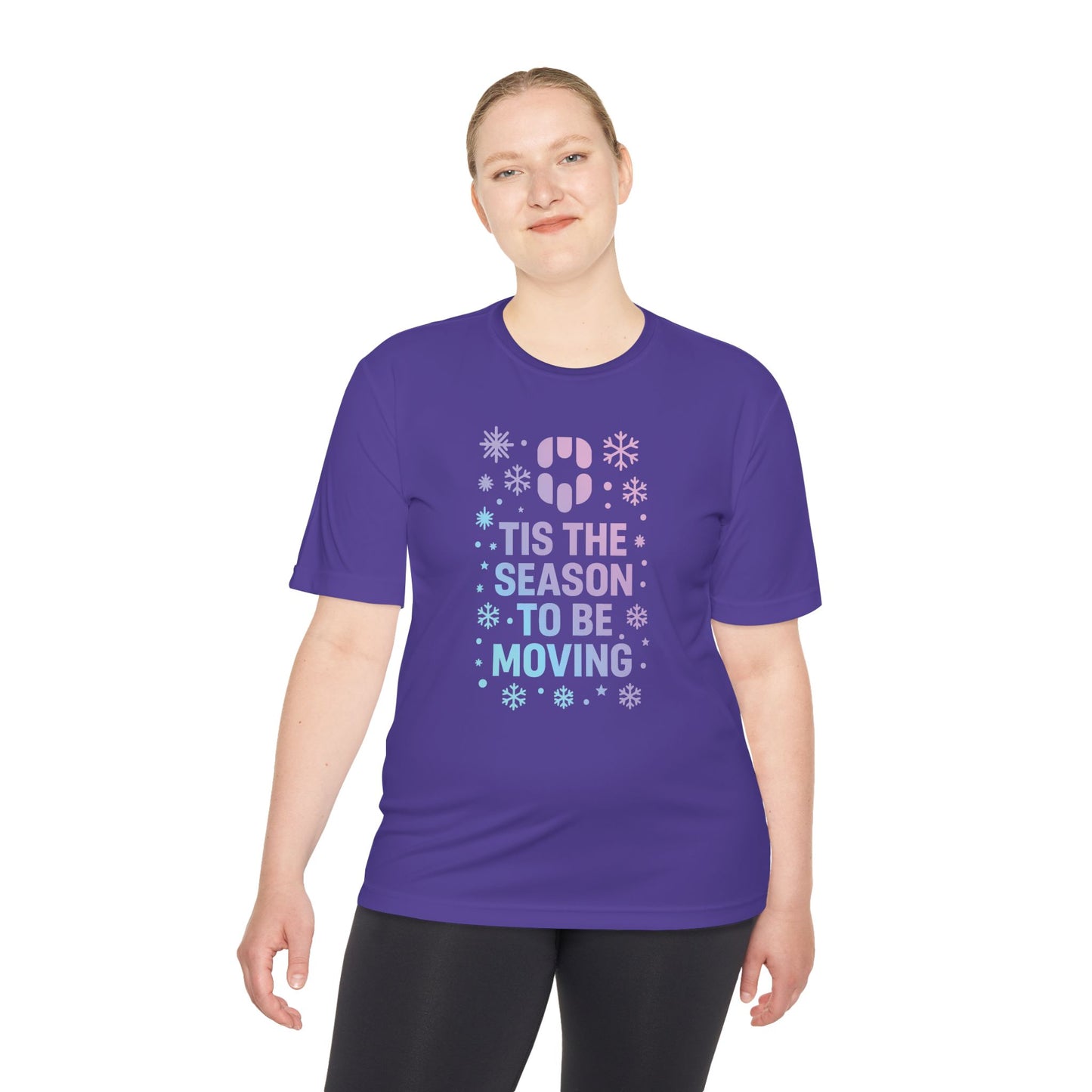 T-Shirt — 'Tis the Season to Be Moving Holiday Fitness Tee